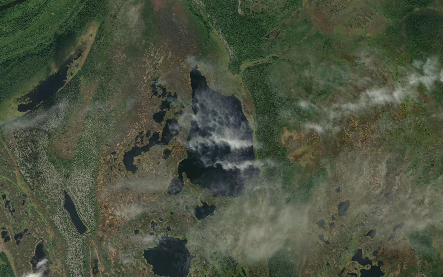 Satellite map of the Ozero Poloyty