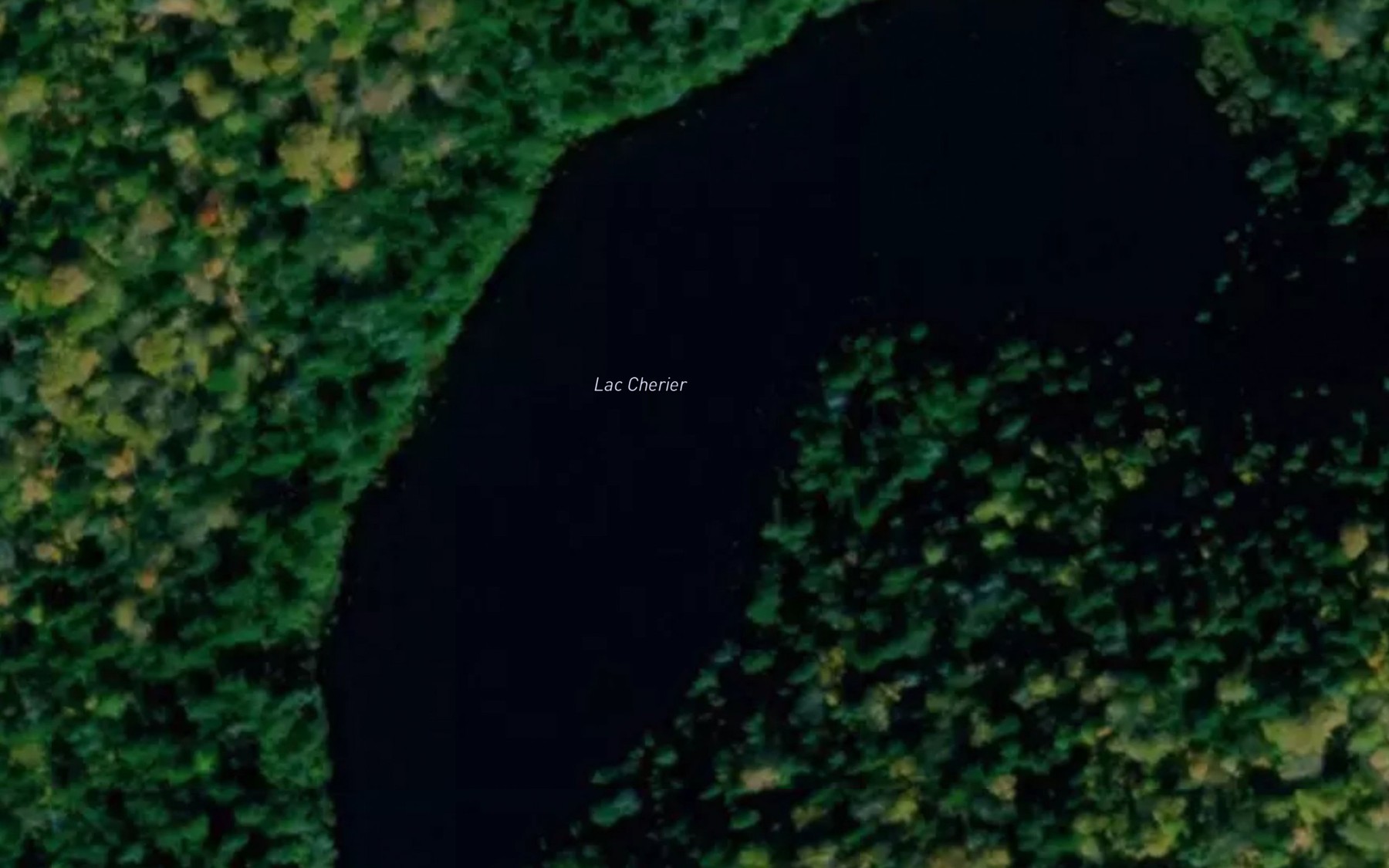 Satellite map of the Lac Cherier