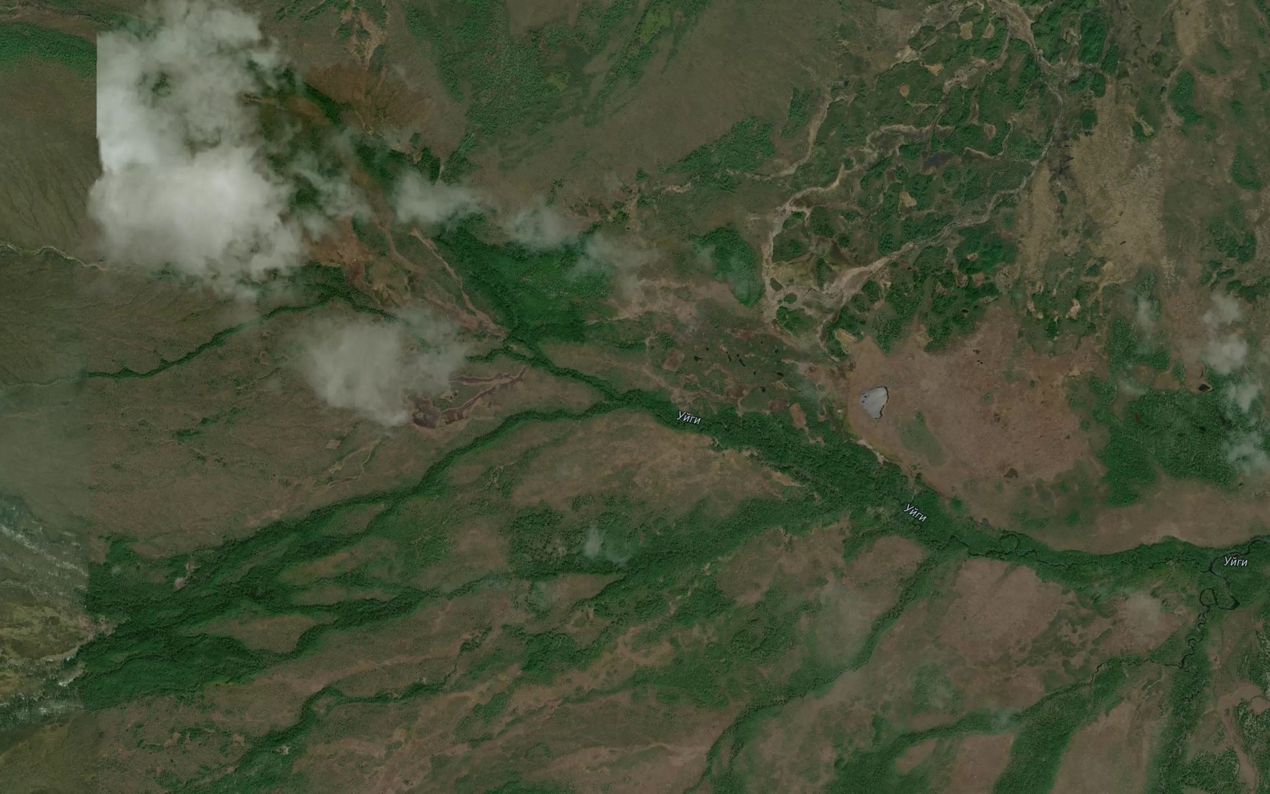 Satellite map of the Mokhovoy
