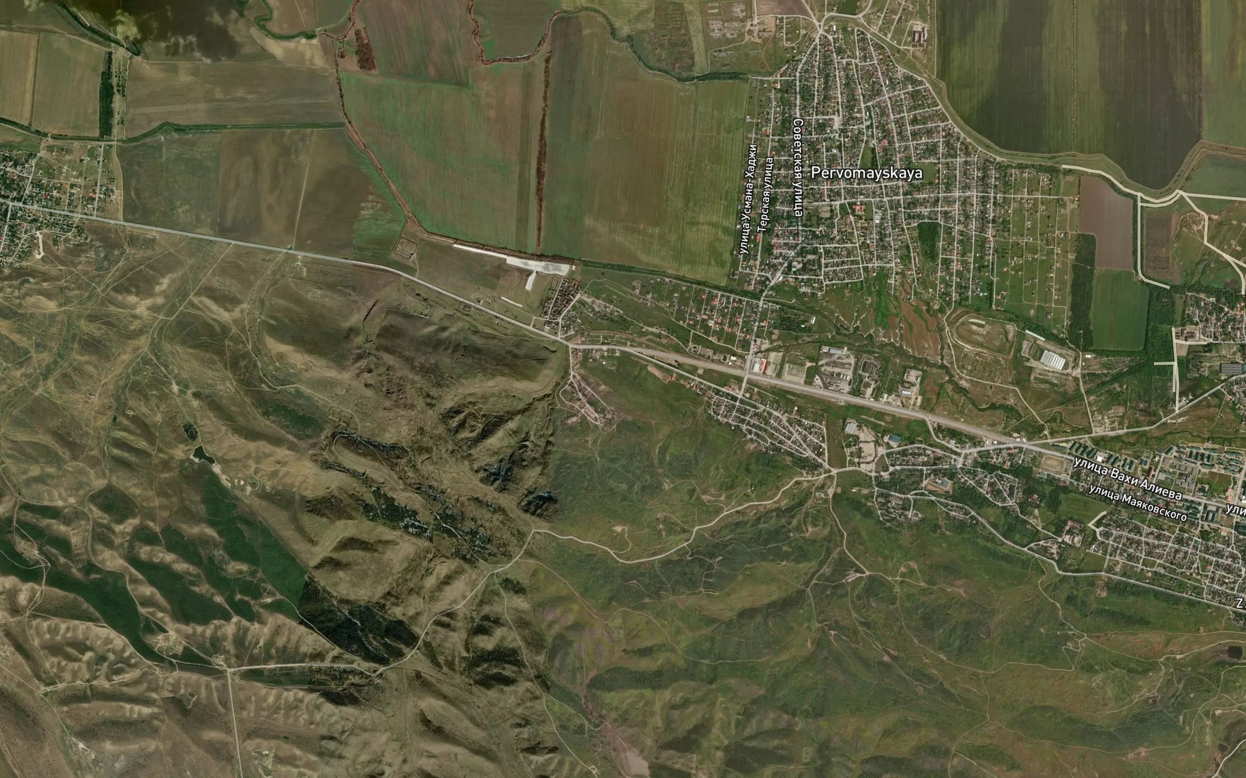 Satellite map of the Armyanskaya Balka