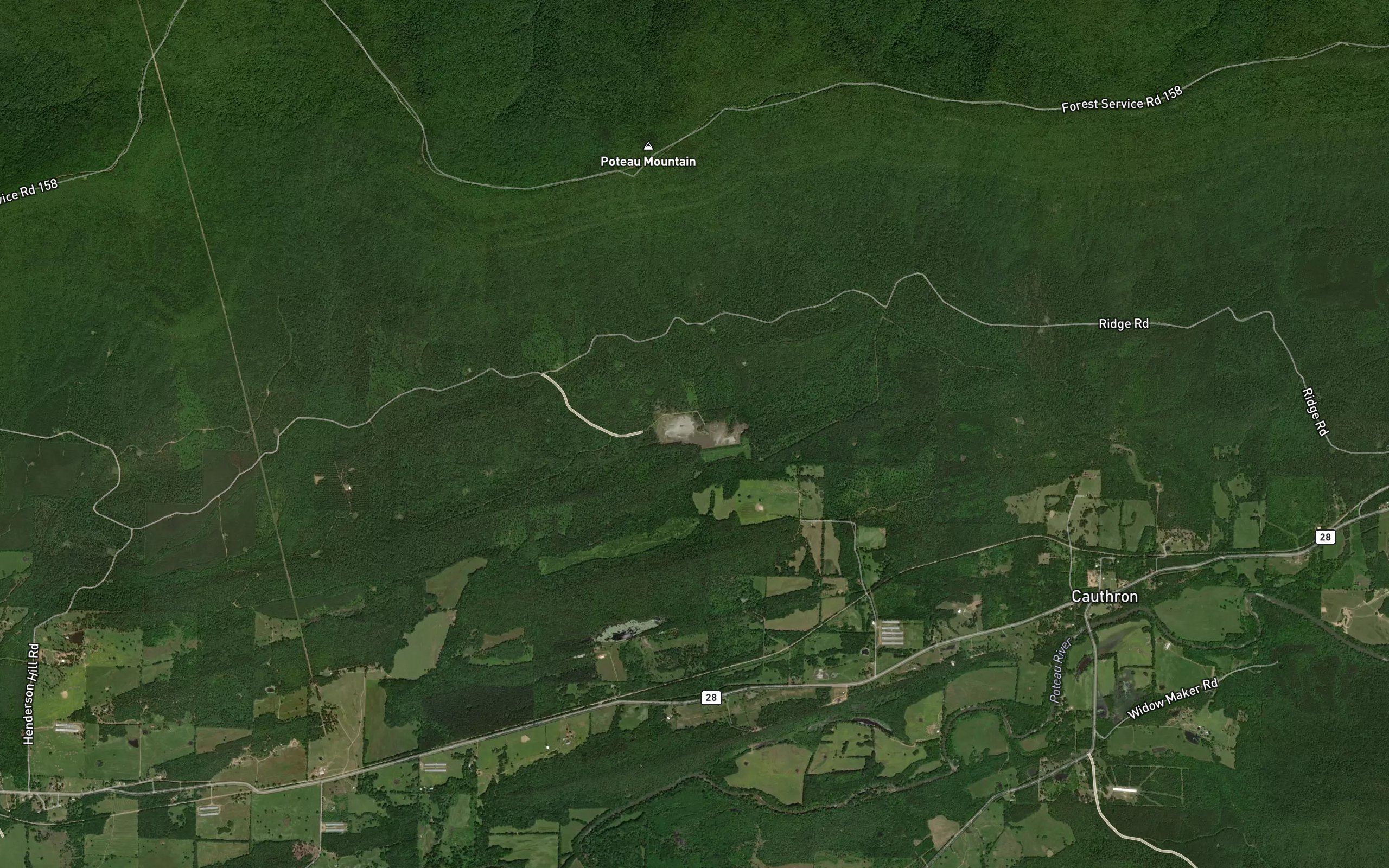 Poteau River Site Nine Lake