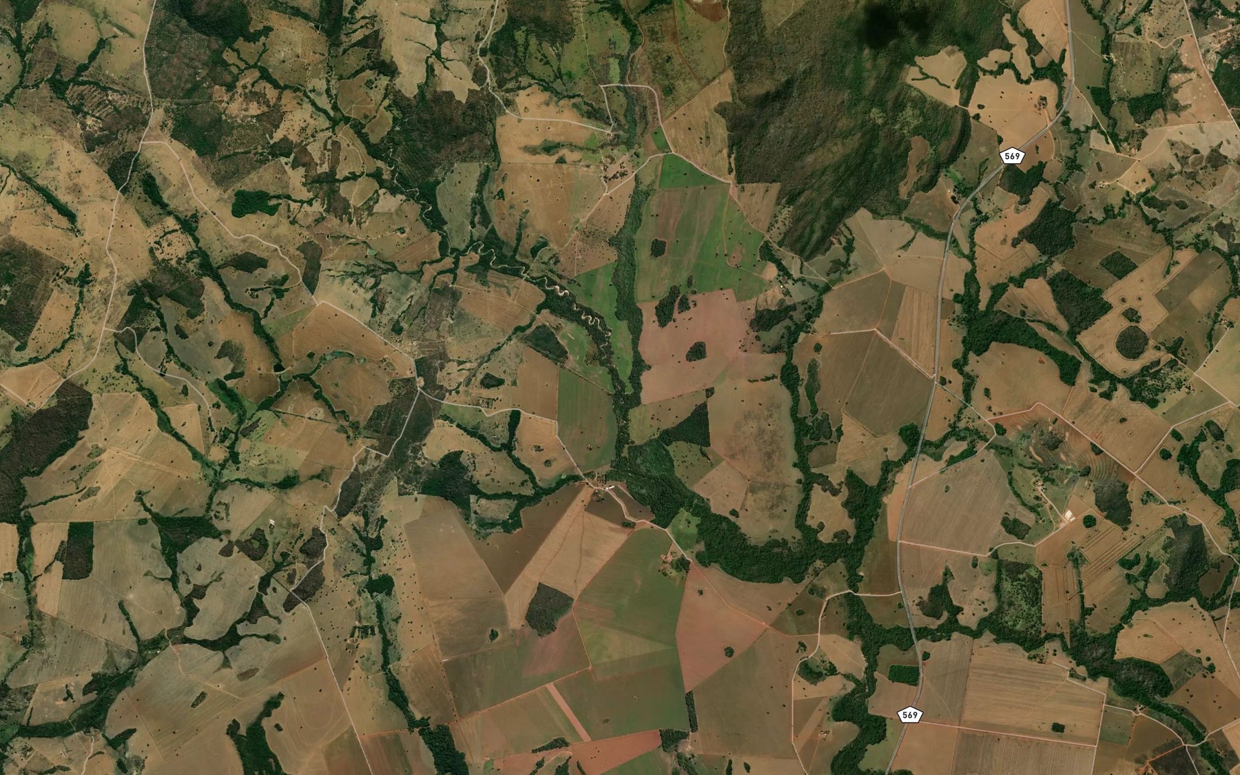 Satellite map of the Corrego Jatoba