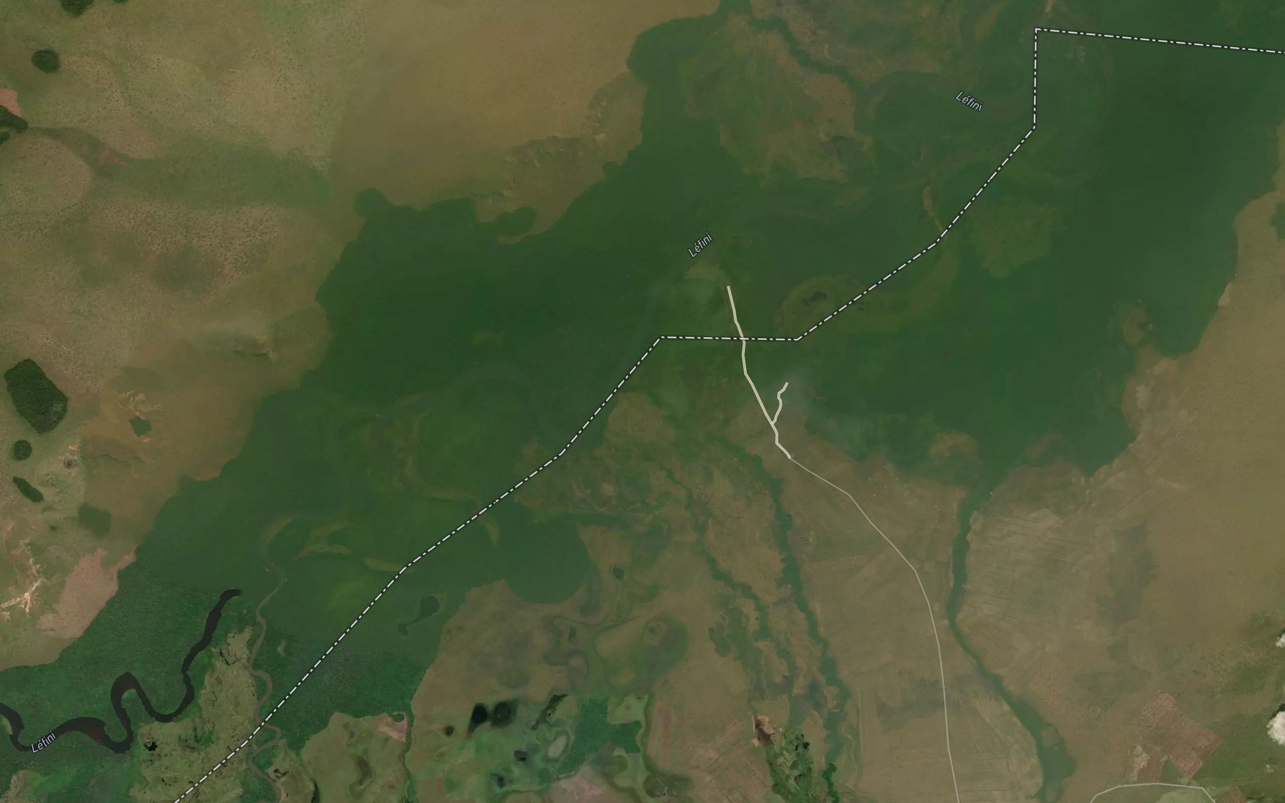 Satellite map of the Longili