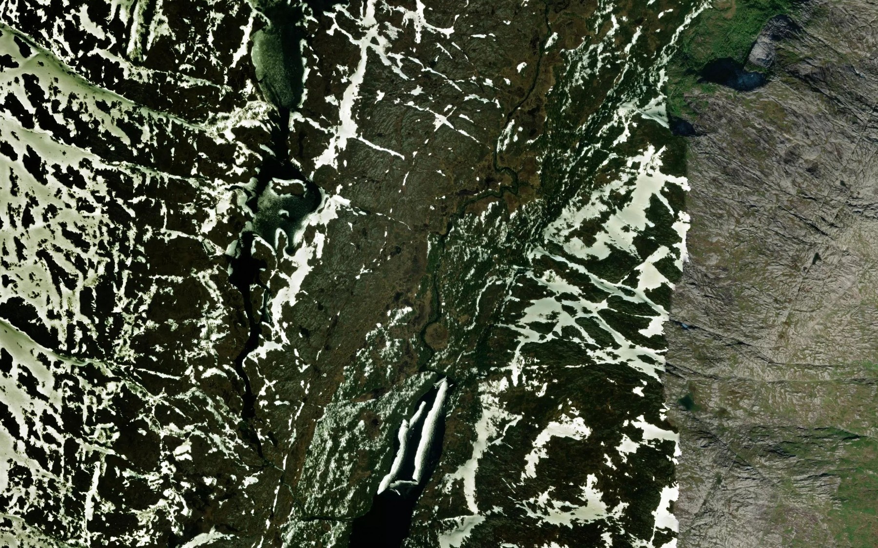 Satellite map of the Klypfjelltjornbekken