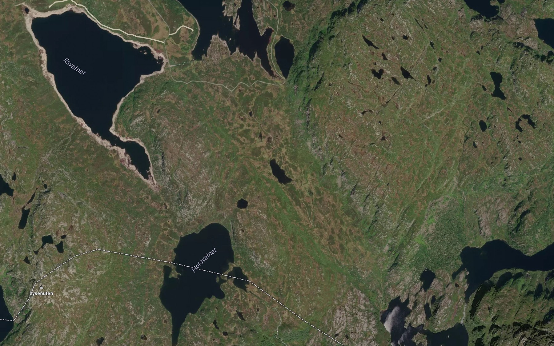 Satellite map of the Knutsvatnet