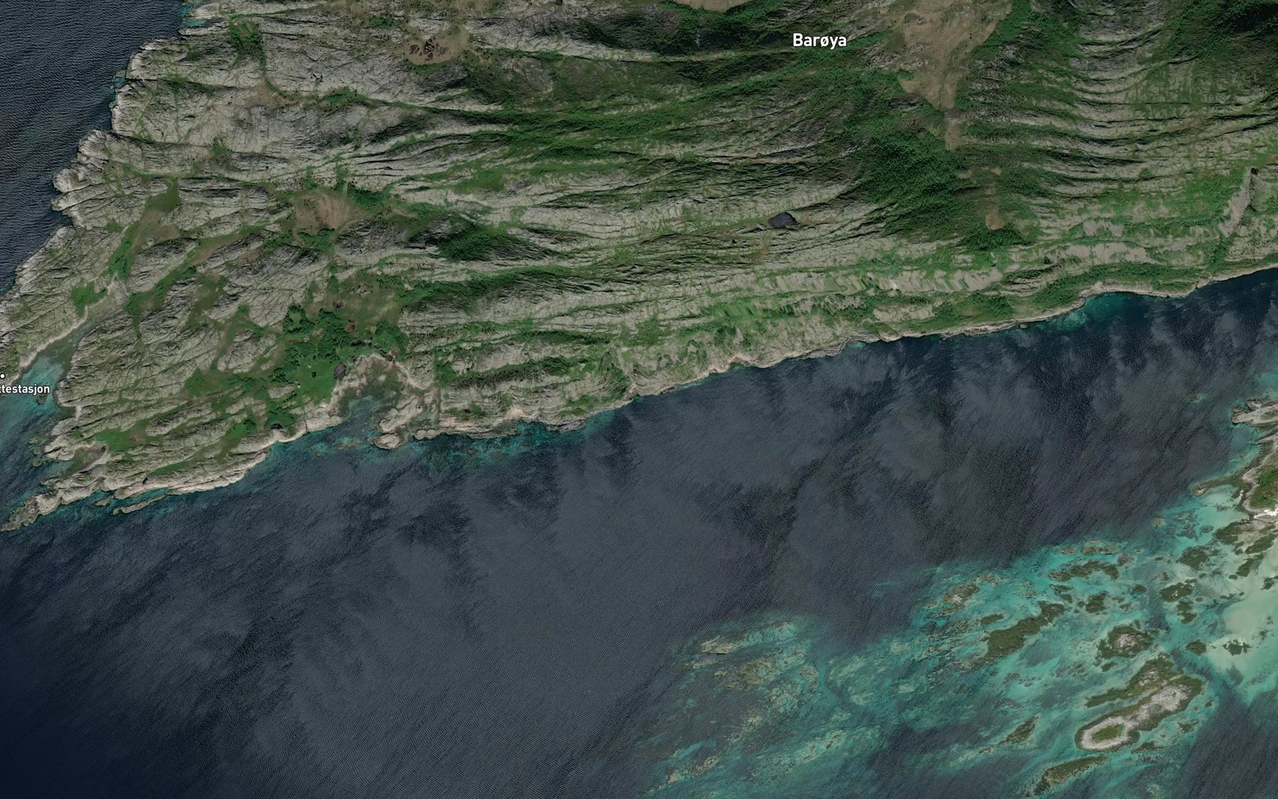 Satellite map of the Bjornhola