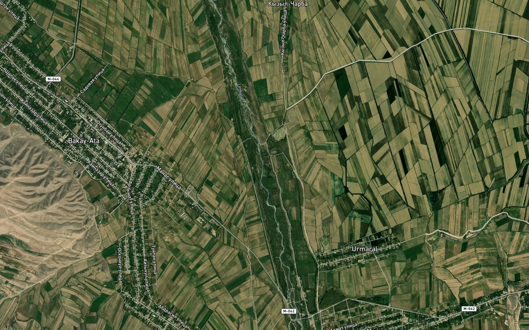 Satellite map of the Aryk Kayyrma