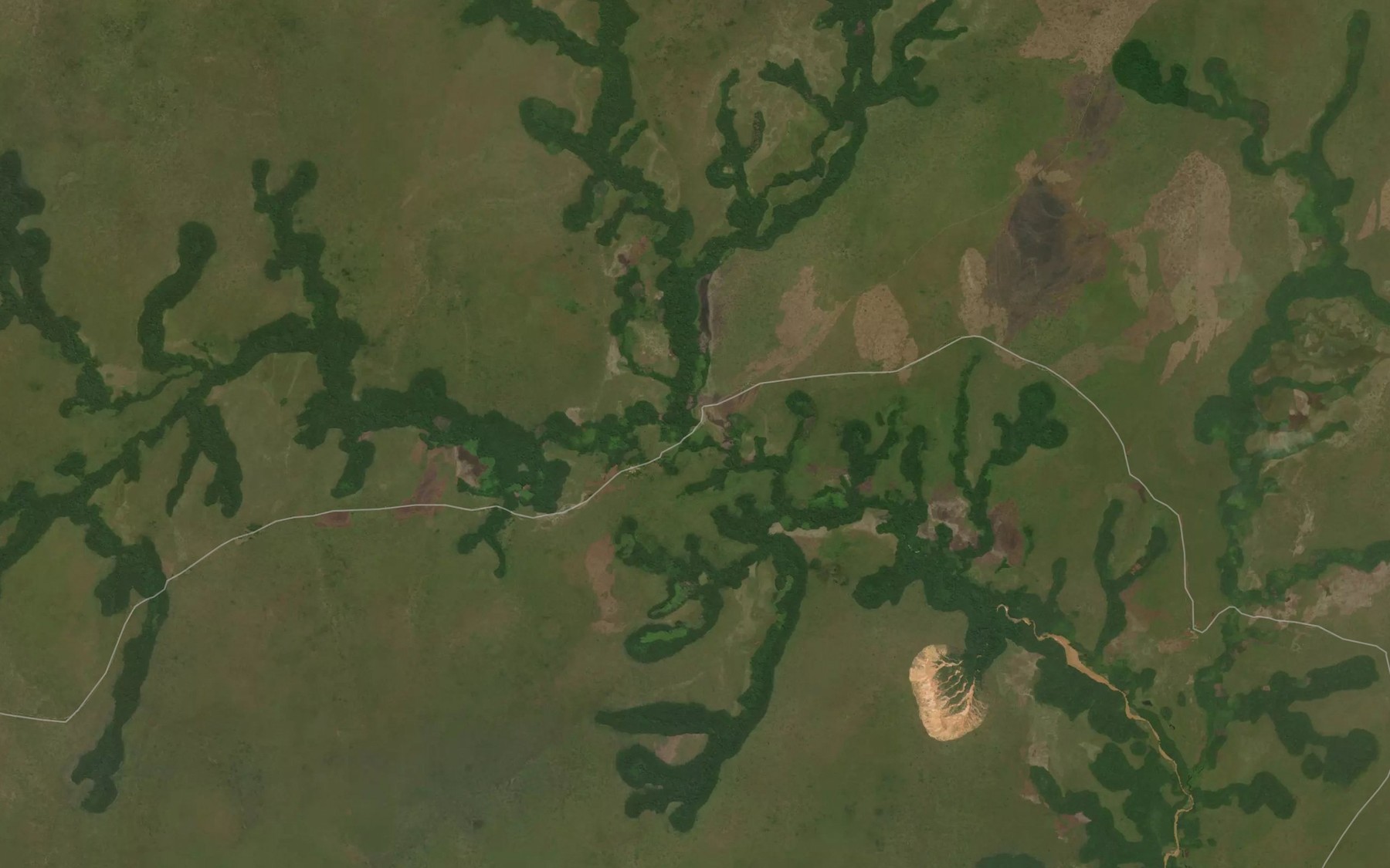 Satellite map of the Mamieri