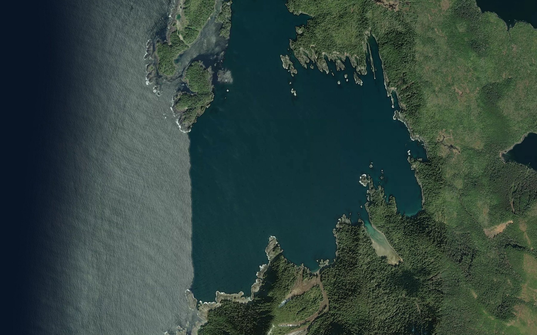 Satellite map of the Table Bay