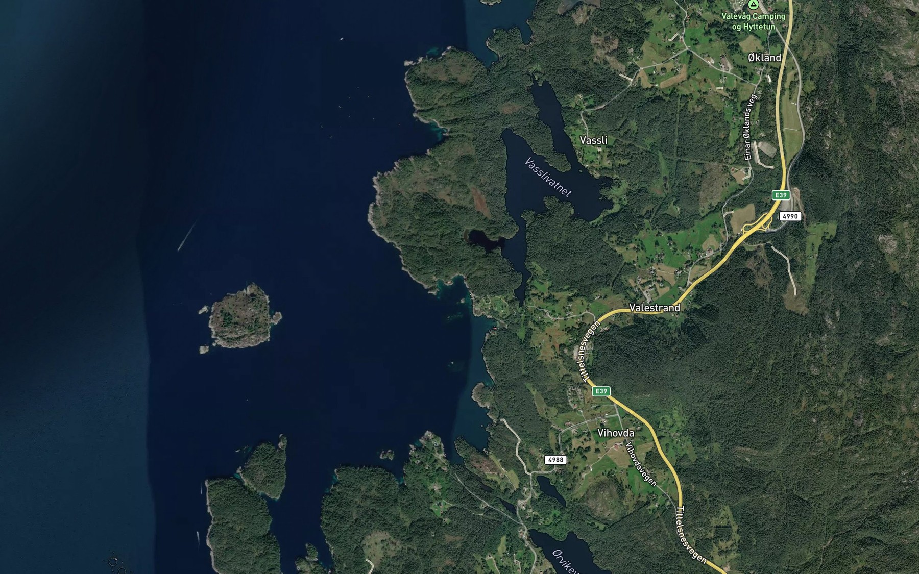 Satellite map of the Havn