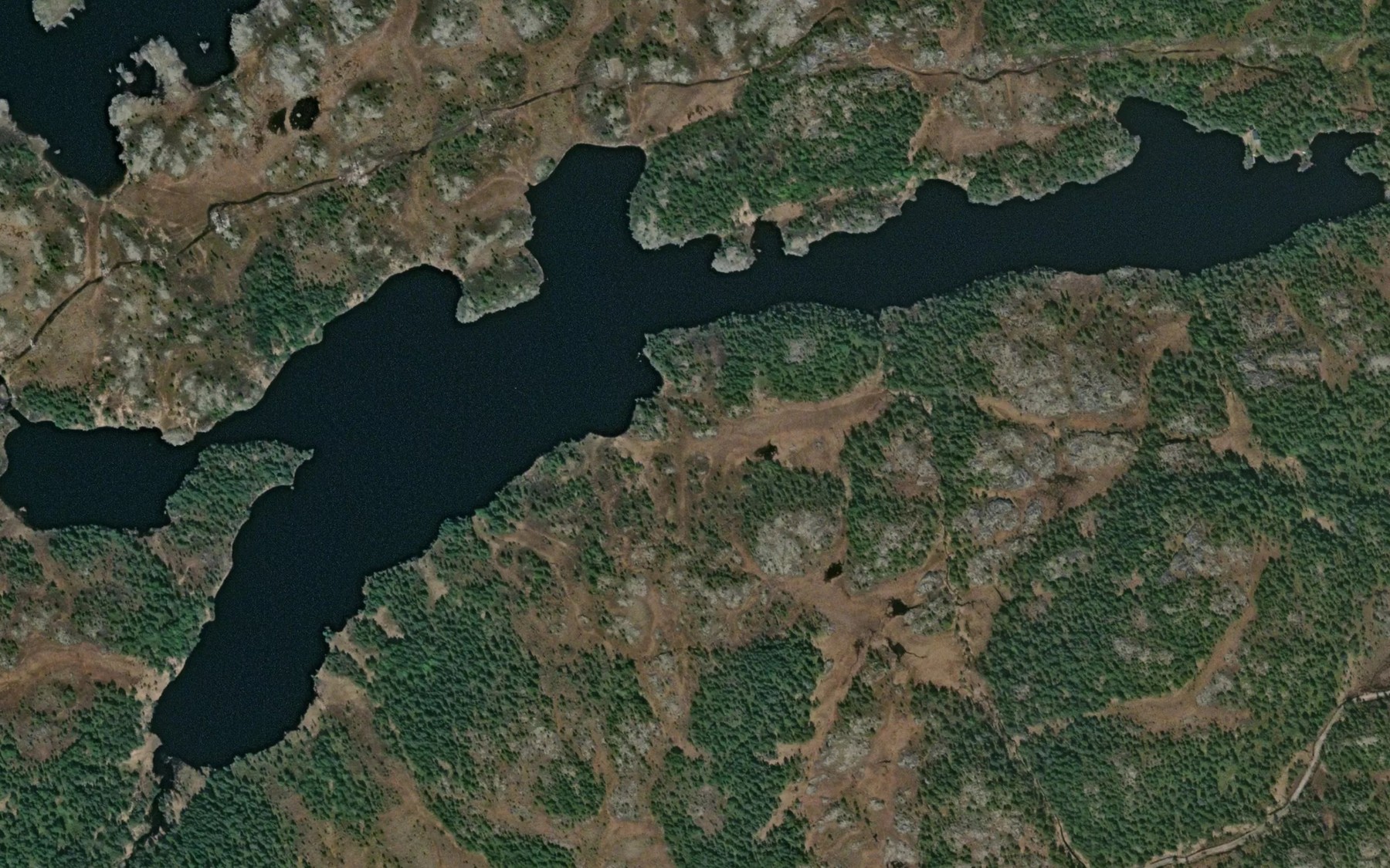 Satellite map of the Larsskogvatnet