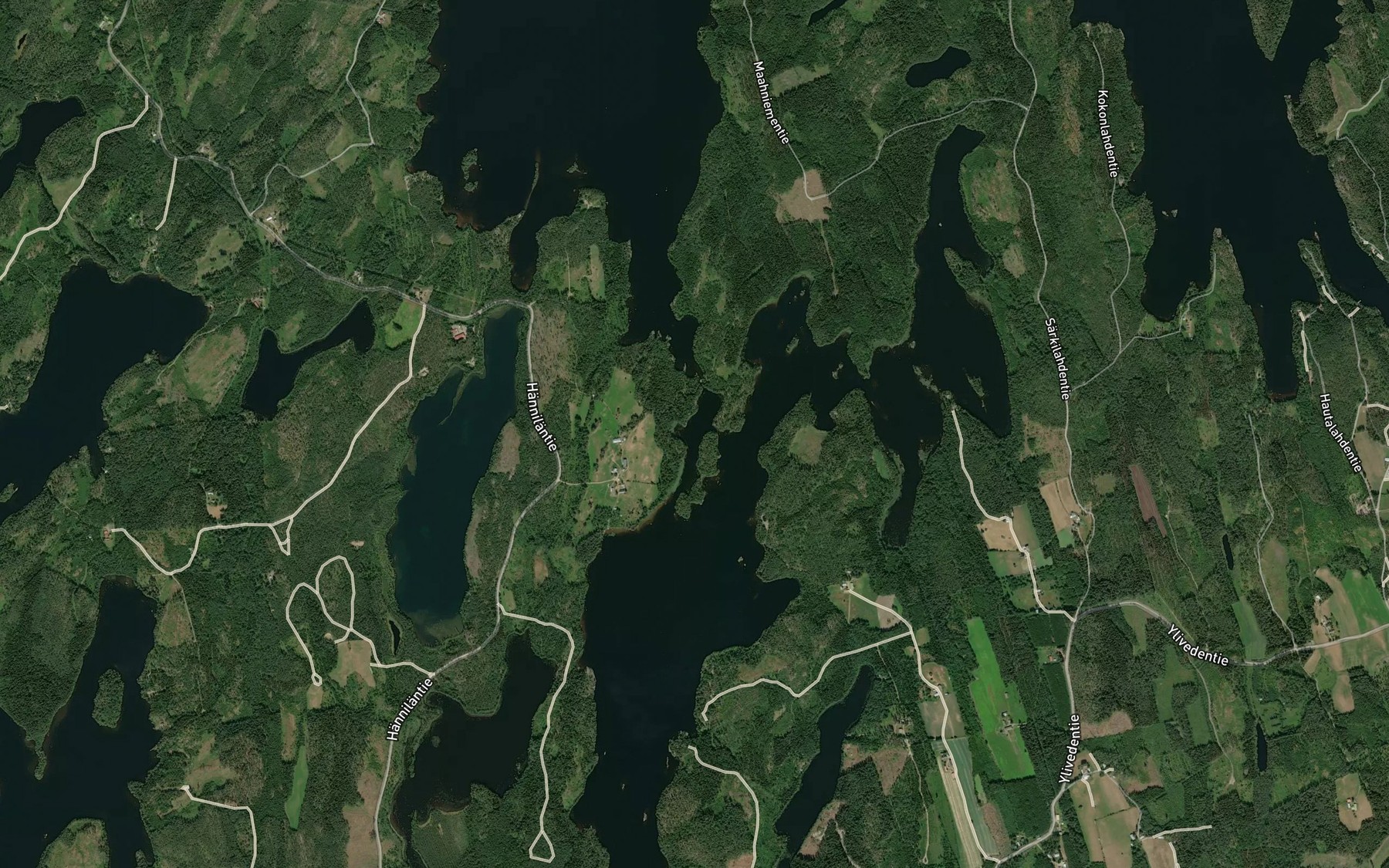 Satellite map of the Likolahti