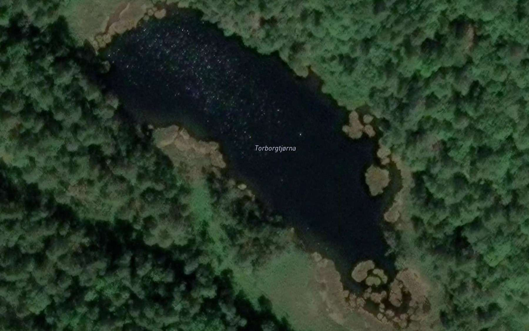 Satellite map of the Torborgtjorna