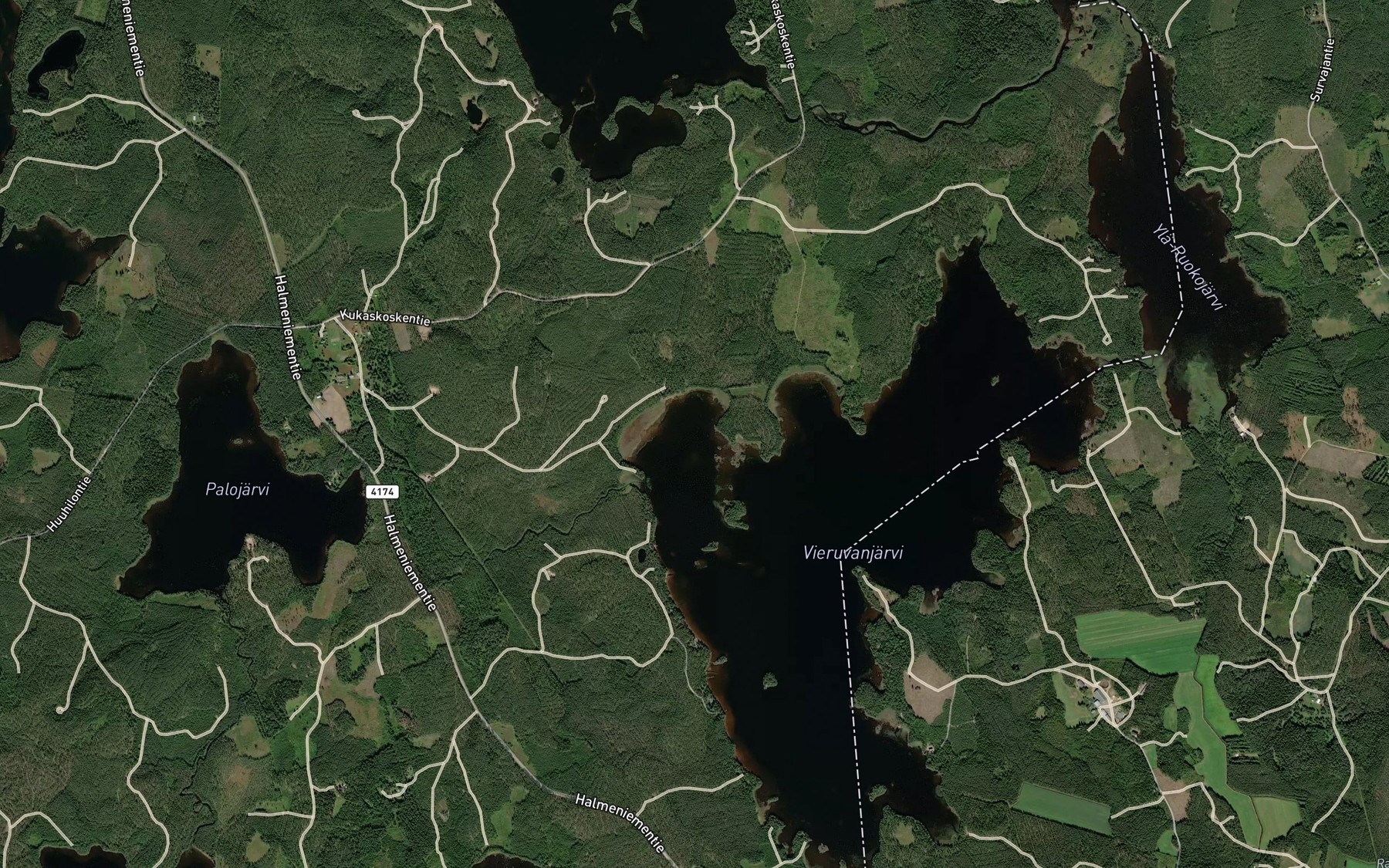 Satellite map of the Kotilahti