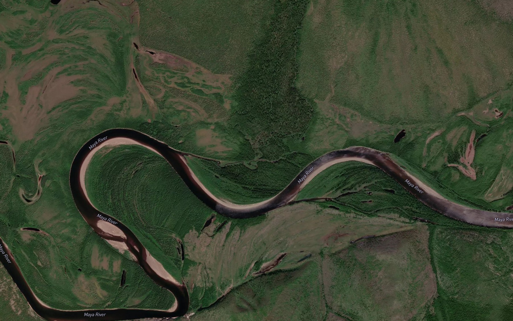 Satellite map of the Diktanda