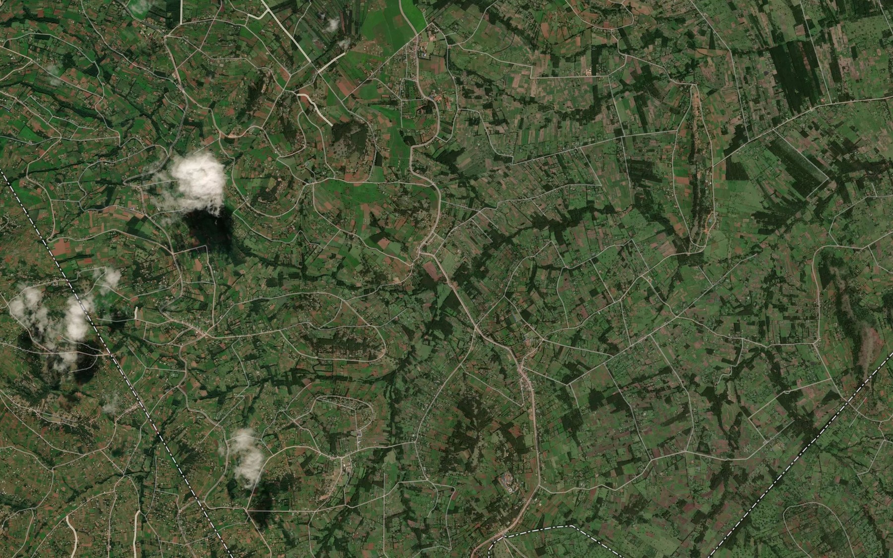 Satellite map of the Narang'ai