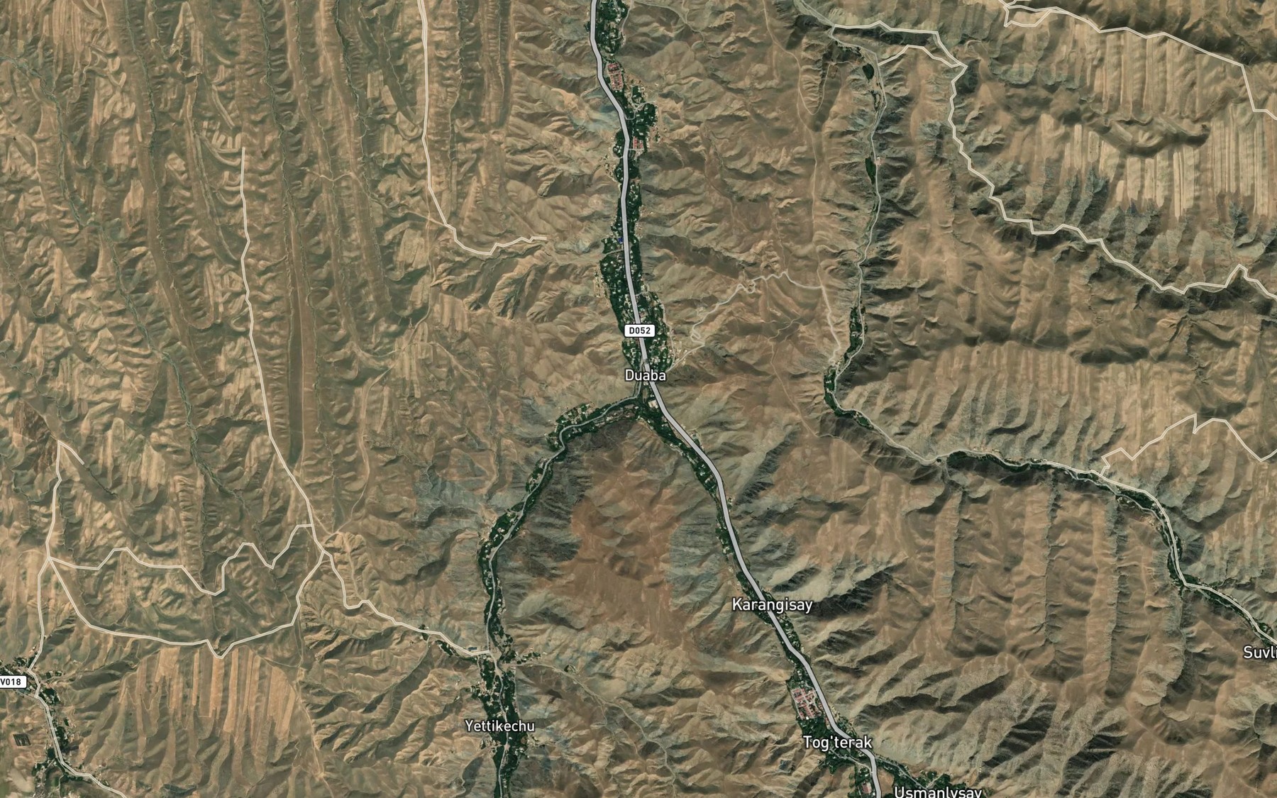 Satellite map of the O'riqli