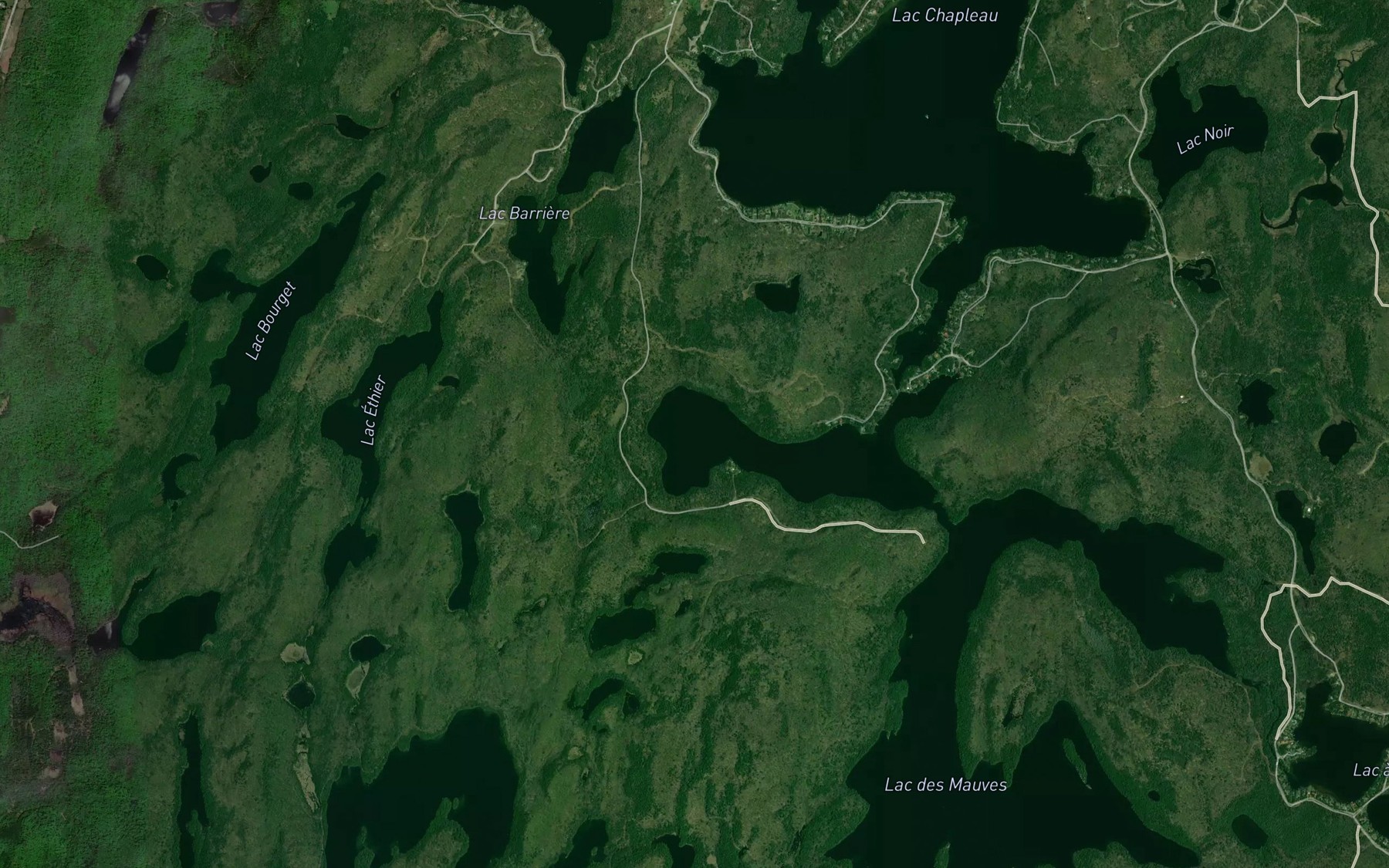 Satellite map of the Baie Godfrey