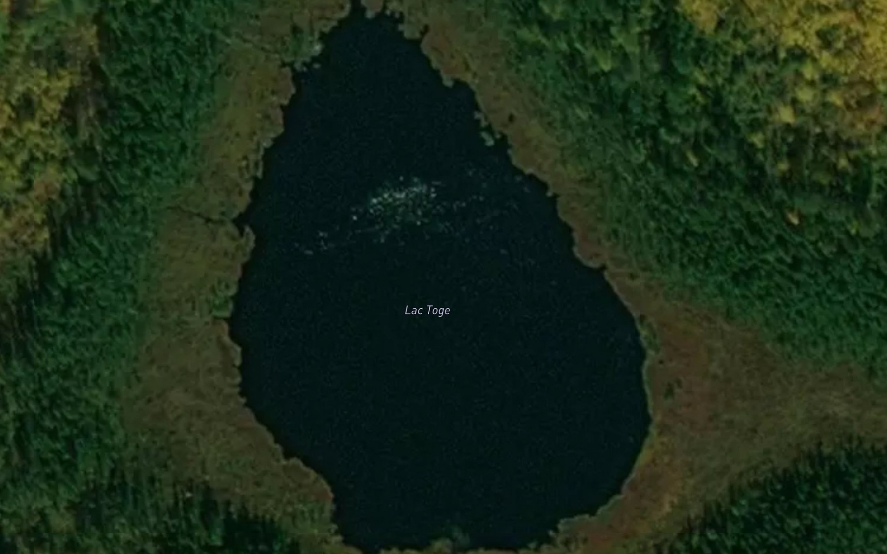 Satellite map of the Lac Toge