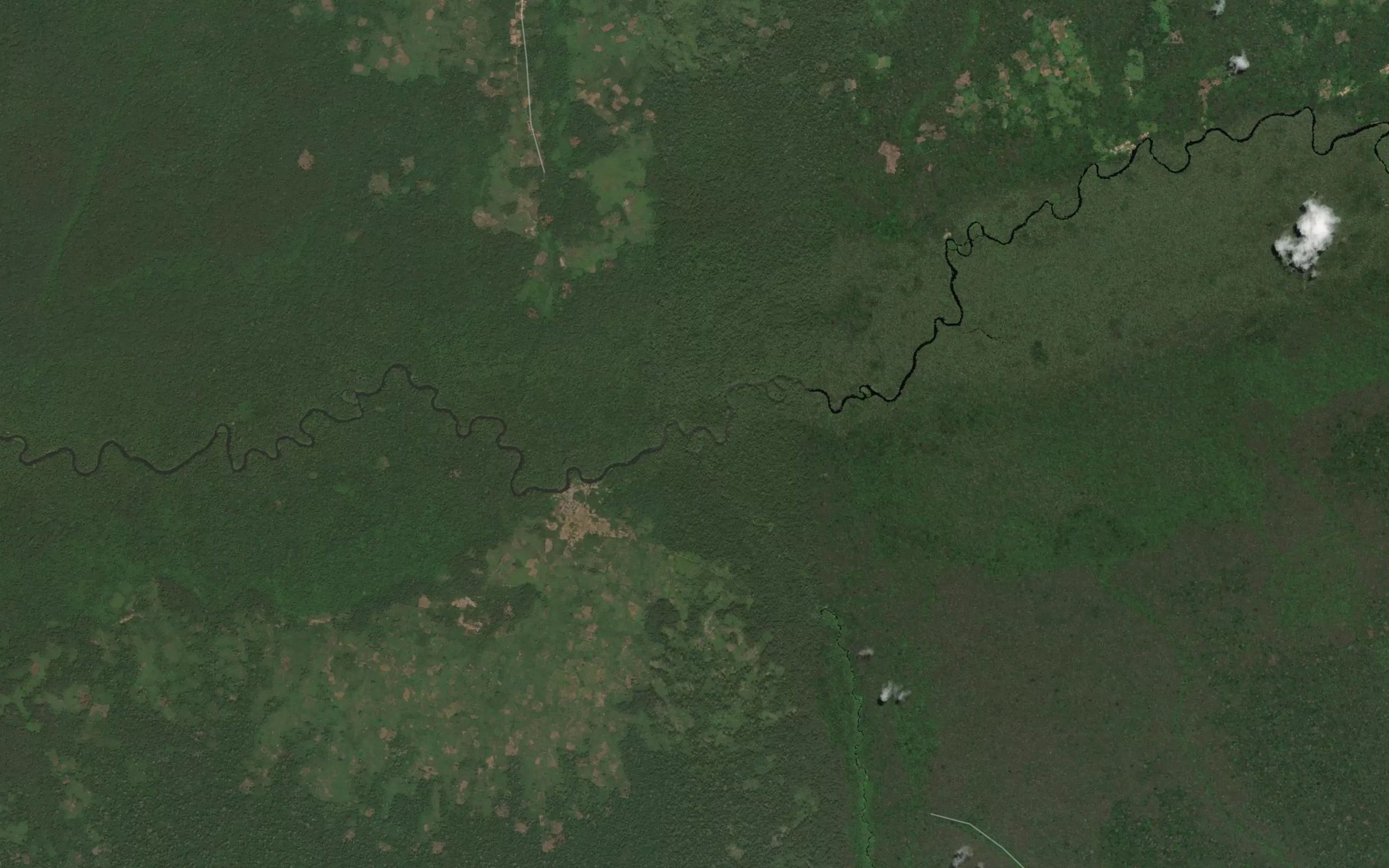 Satellite map of the Ngwakade