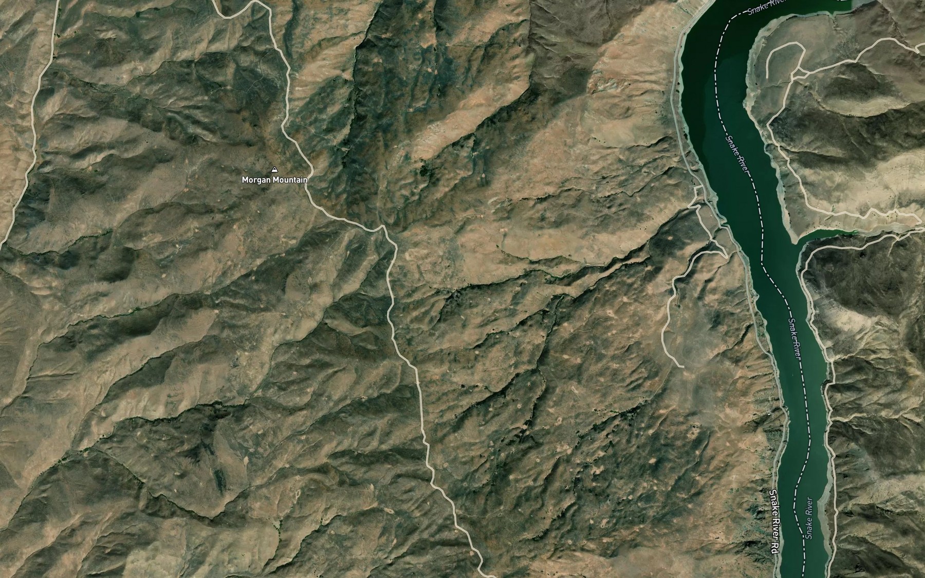 Satellite map of the Billy Gulch Spring