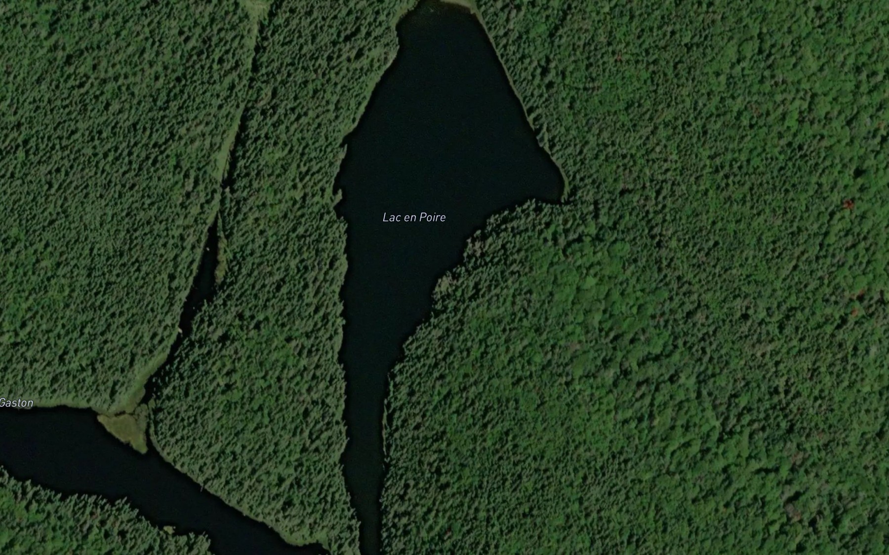 Satellite map of the Lac en Poire