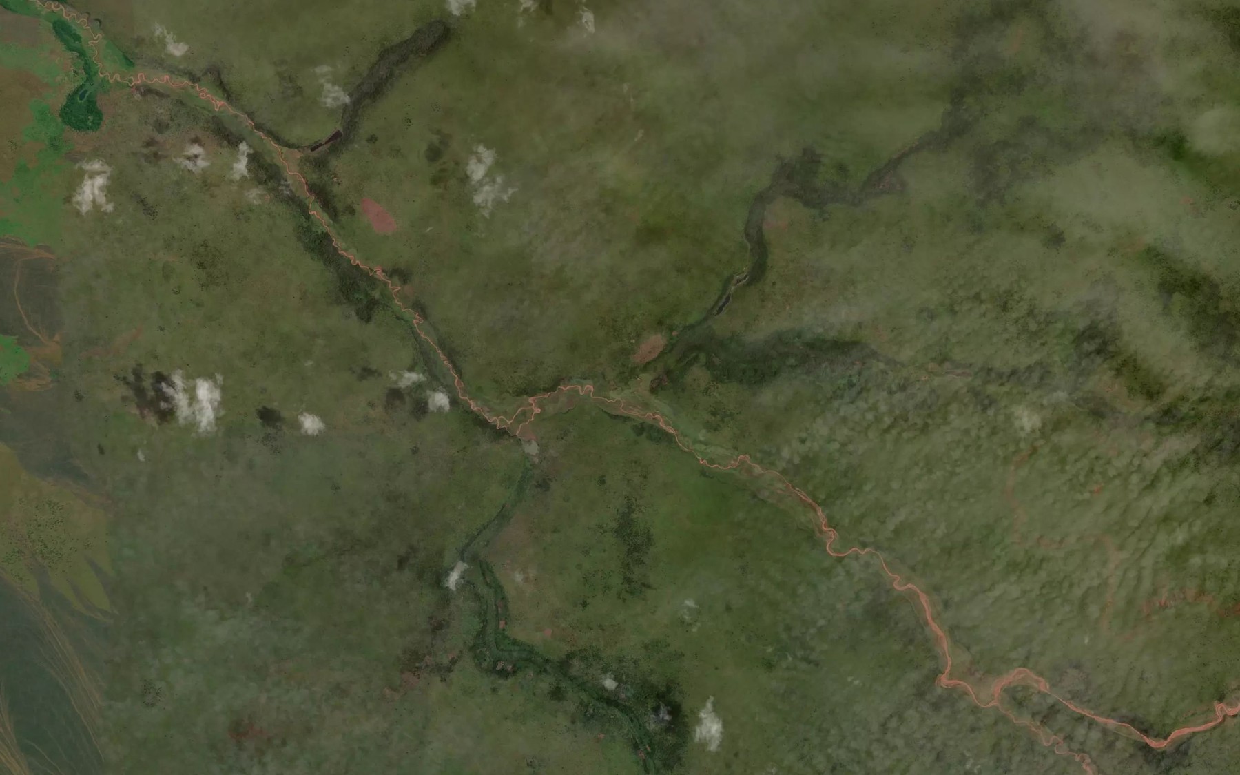 Satellite map of the Lupula