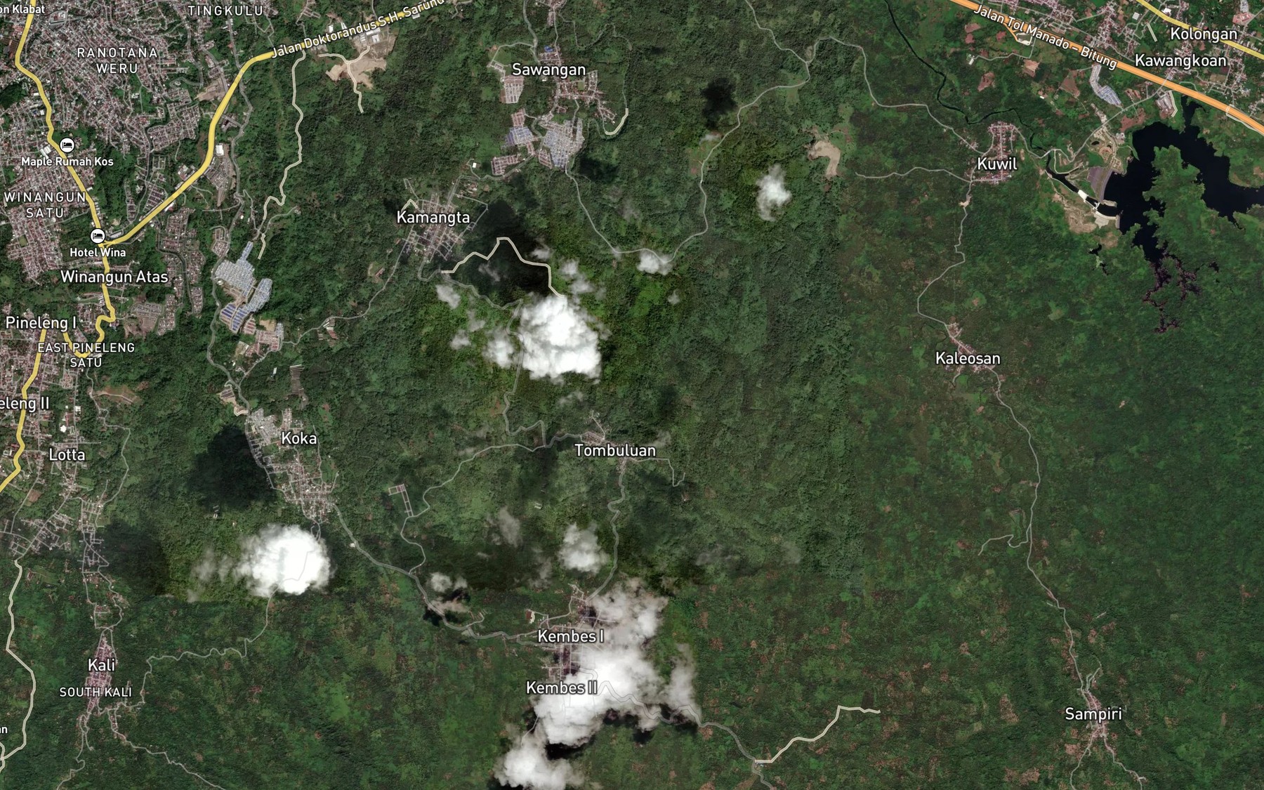Satellite map of the Sosoan Tapuran