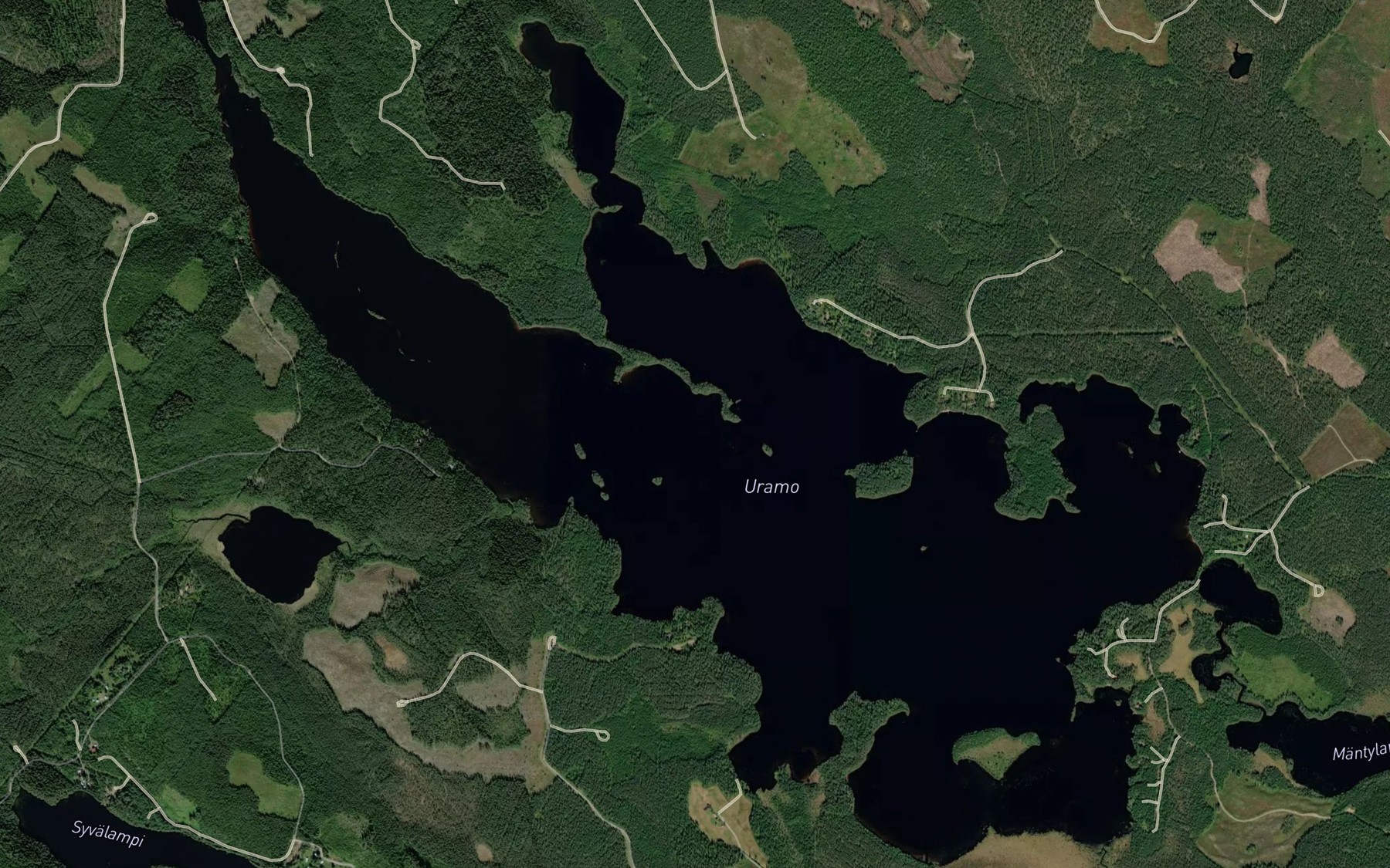 Satellite map of the Uramo