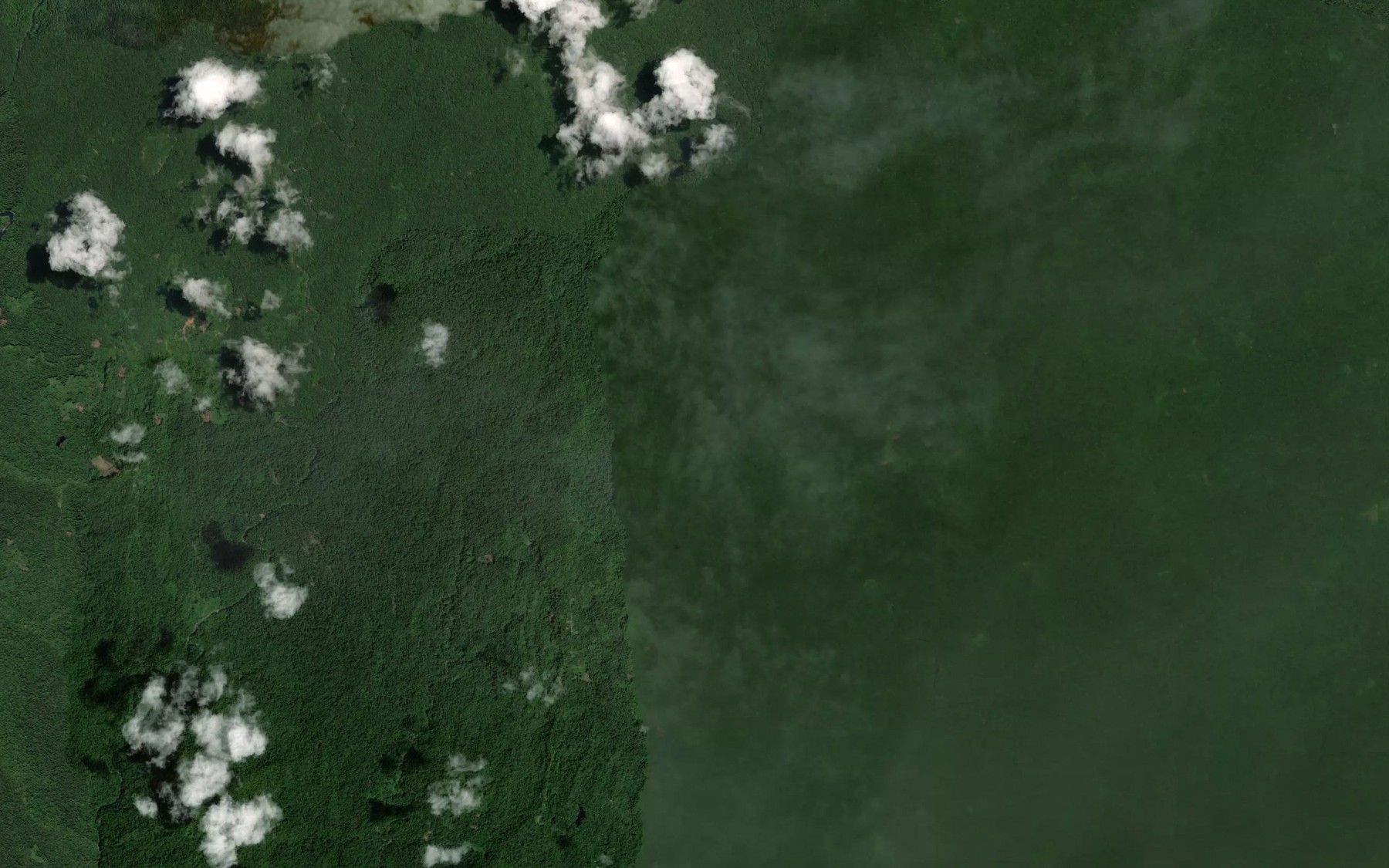 Satellite map of the Ok Nong