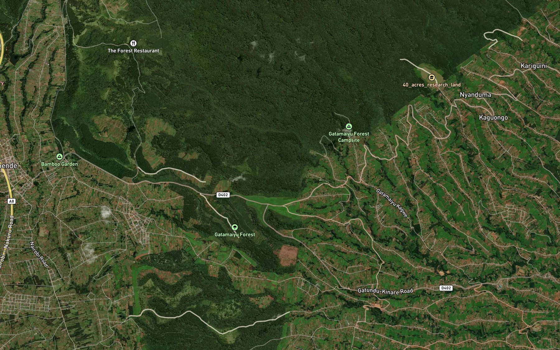 Satellite map of the Maritha