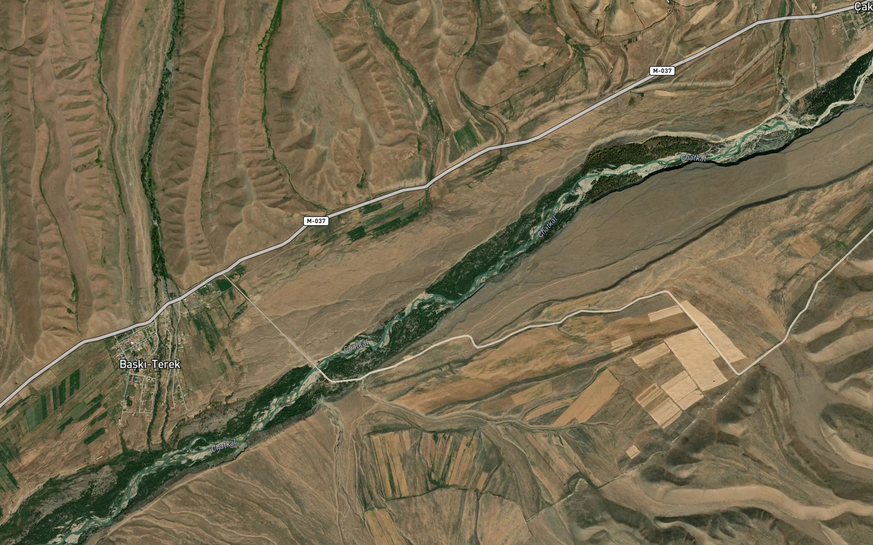 Satellite map of the Taldy-Bulak