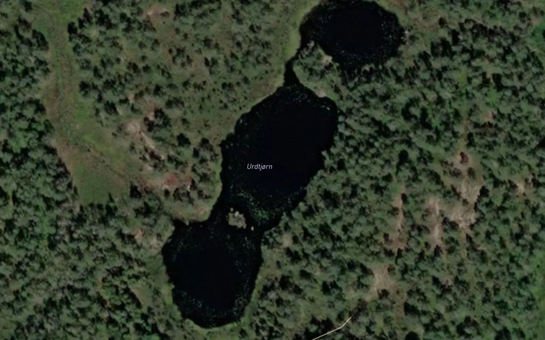 Satellite map of the Urdtjorn