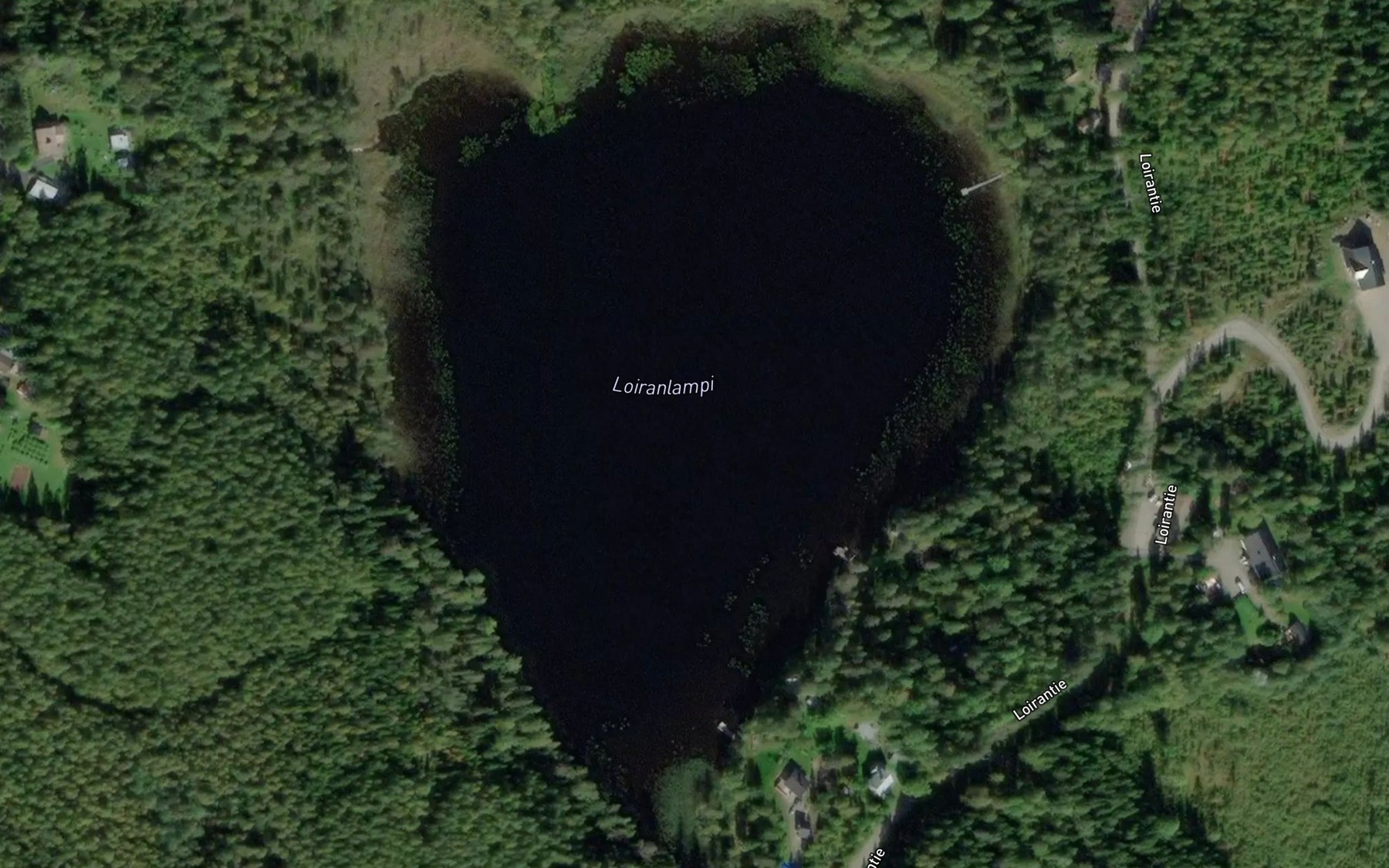 Satellite map of the Loiranlampi