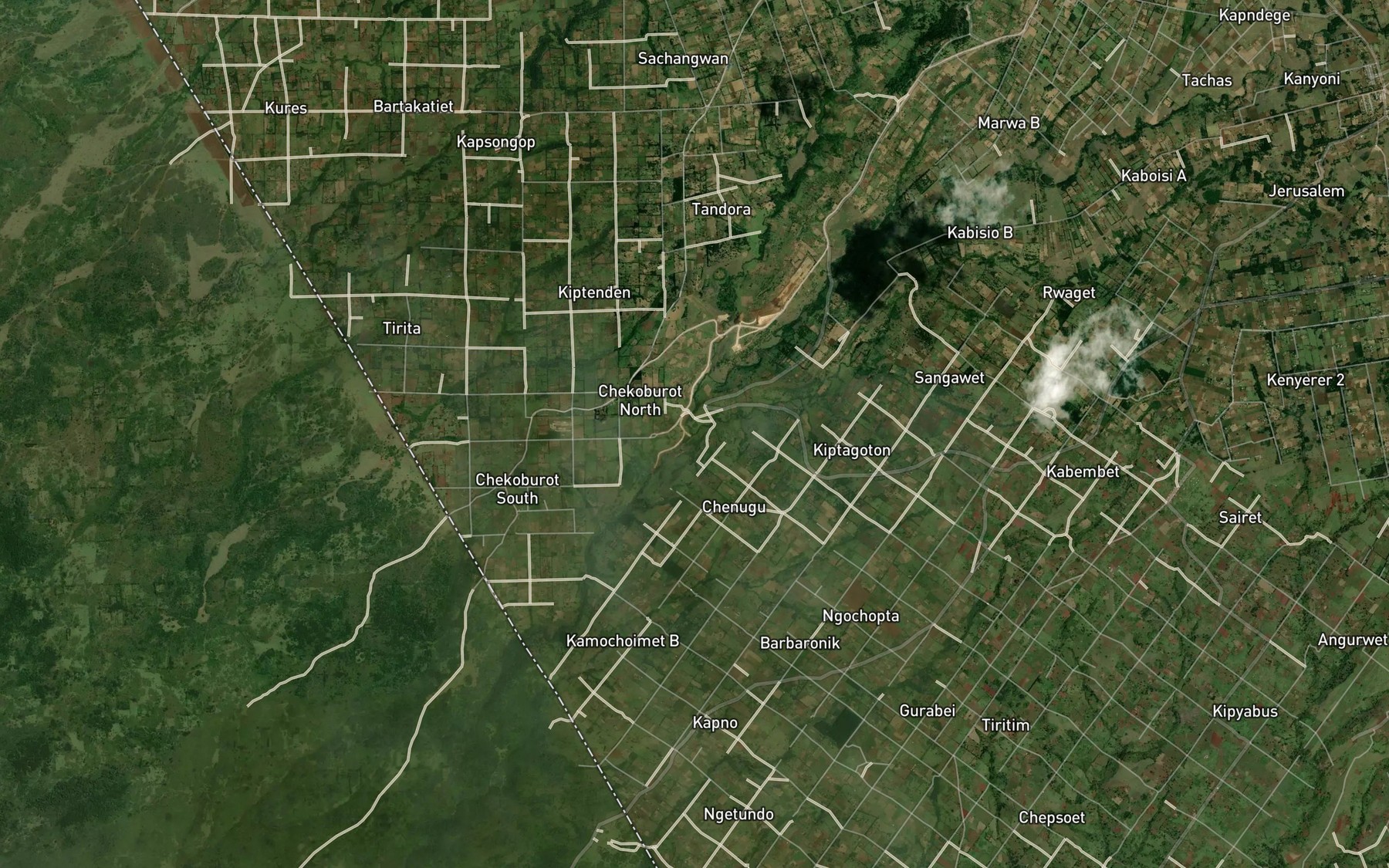 Satellite map of the Ndoinet