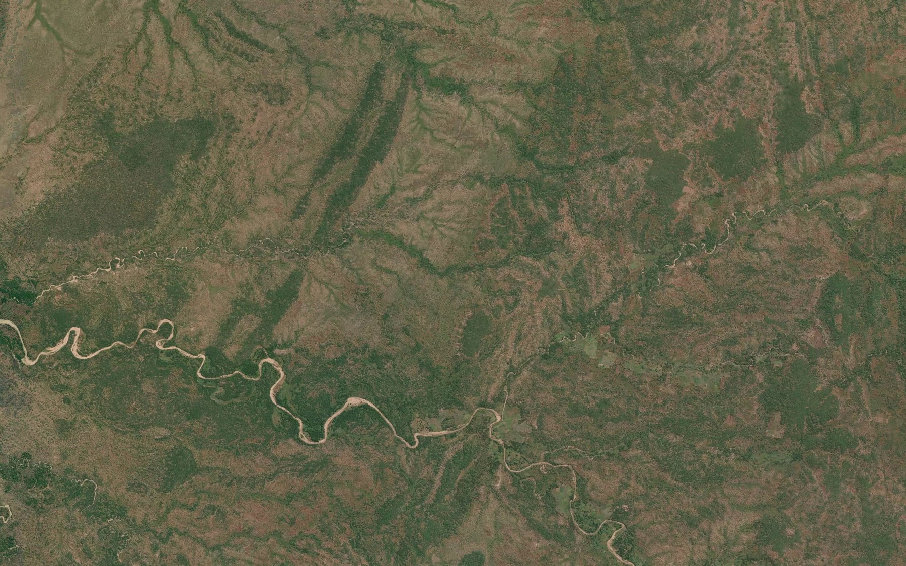Satellite map of the Kamiogula