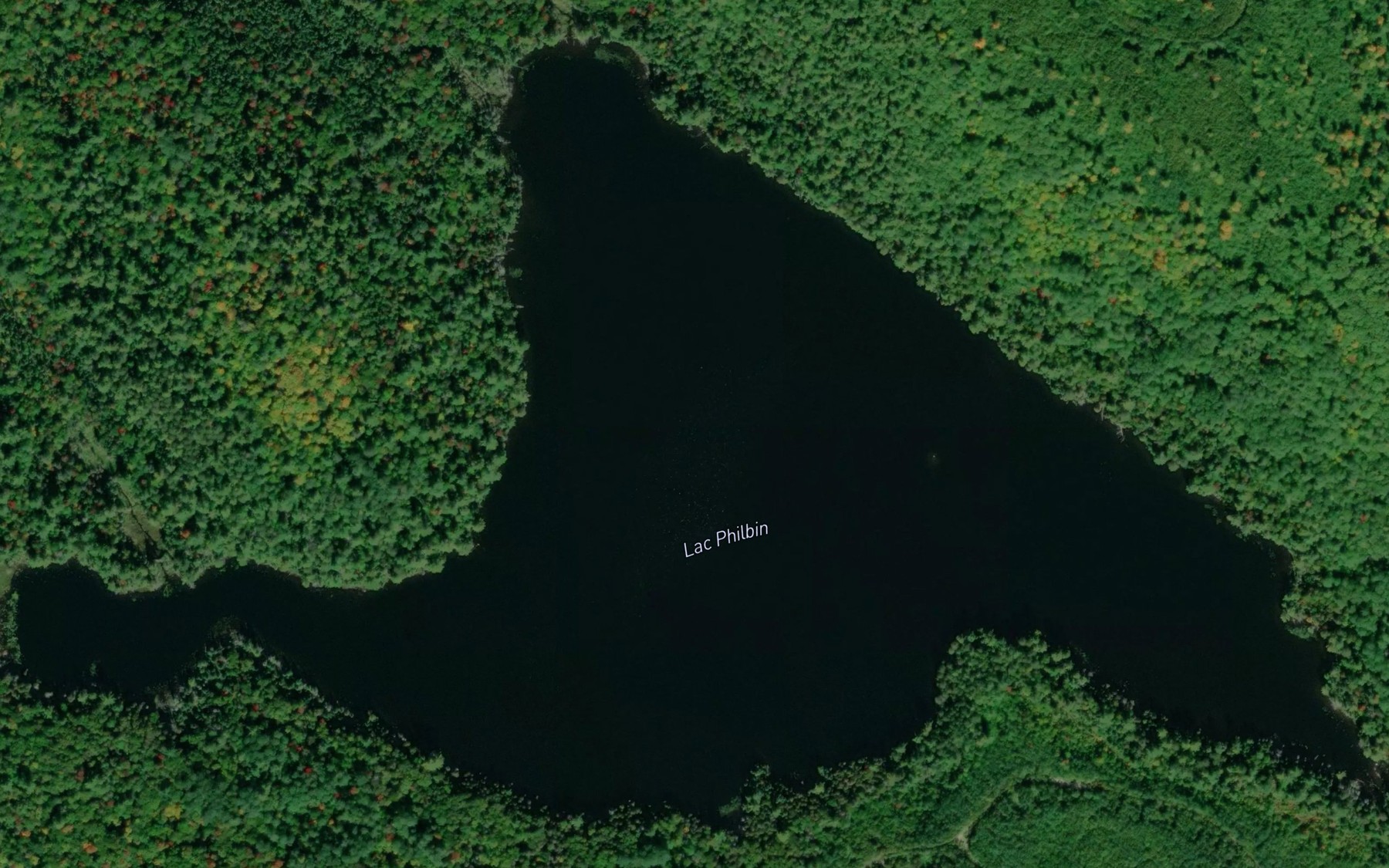 Satellite map of the Lac Philbin