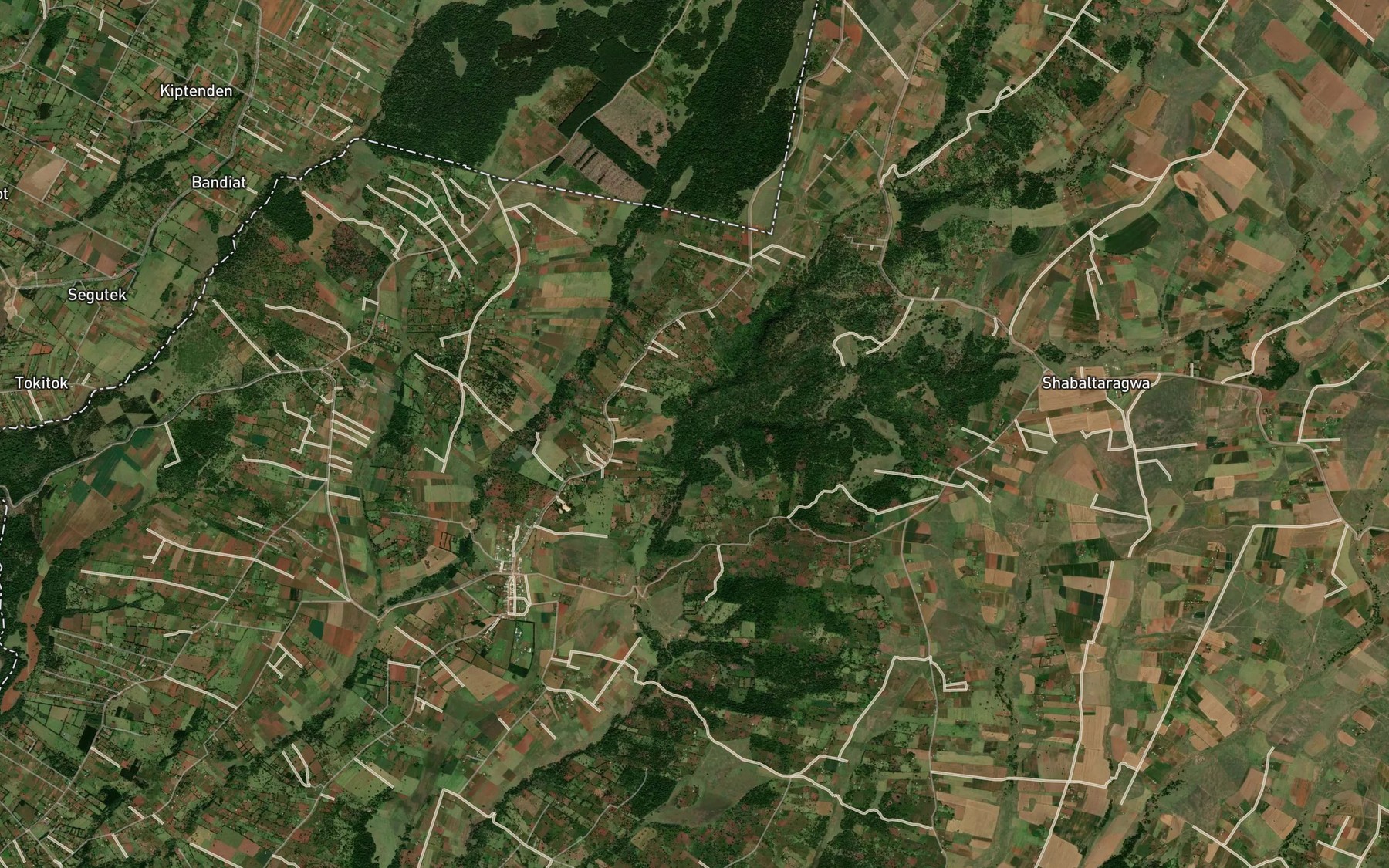 Satellite map of the Chebuin