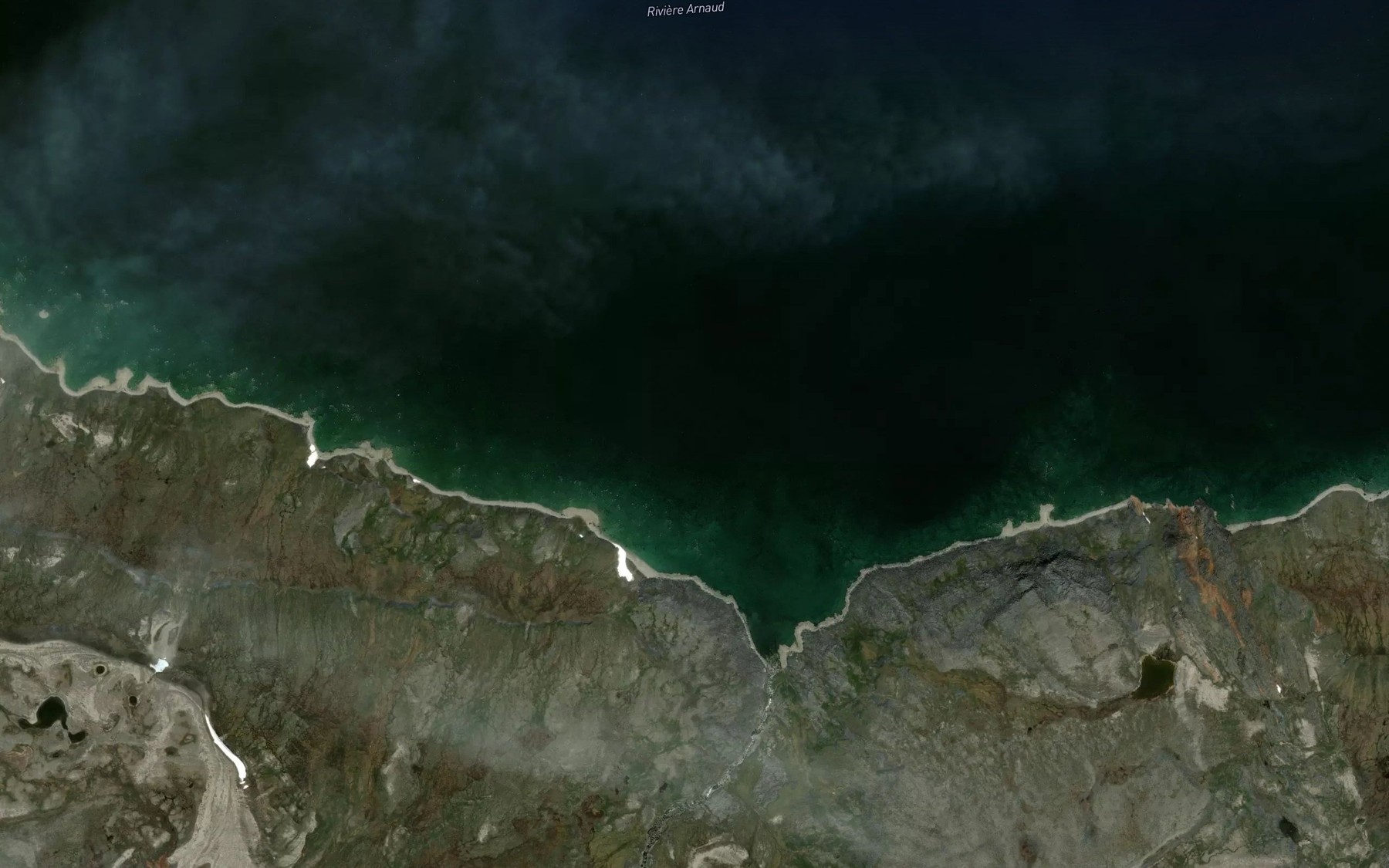 Satellite map of the Anse Marqigiaq