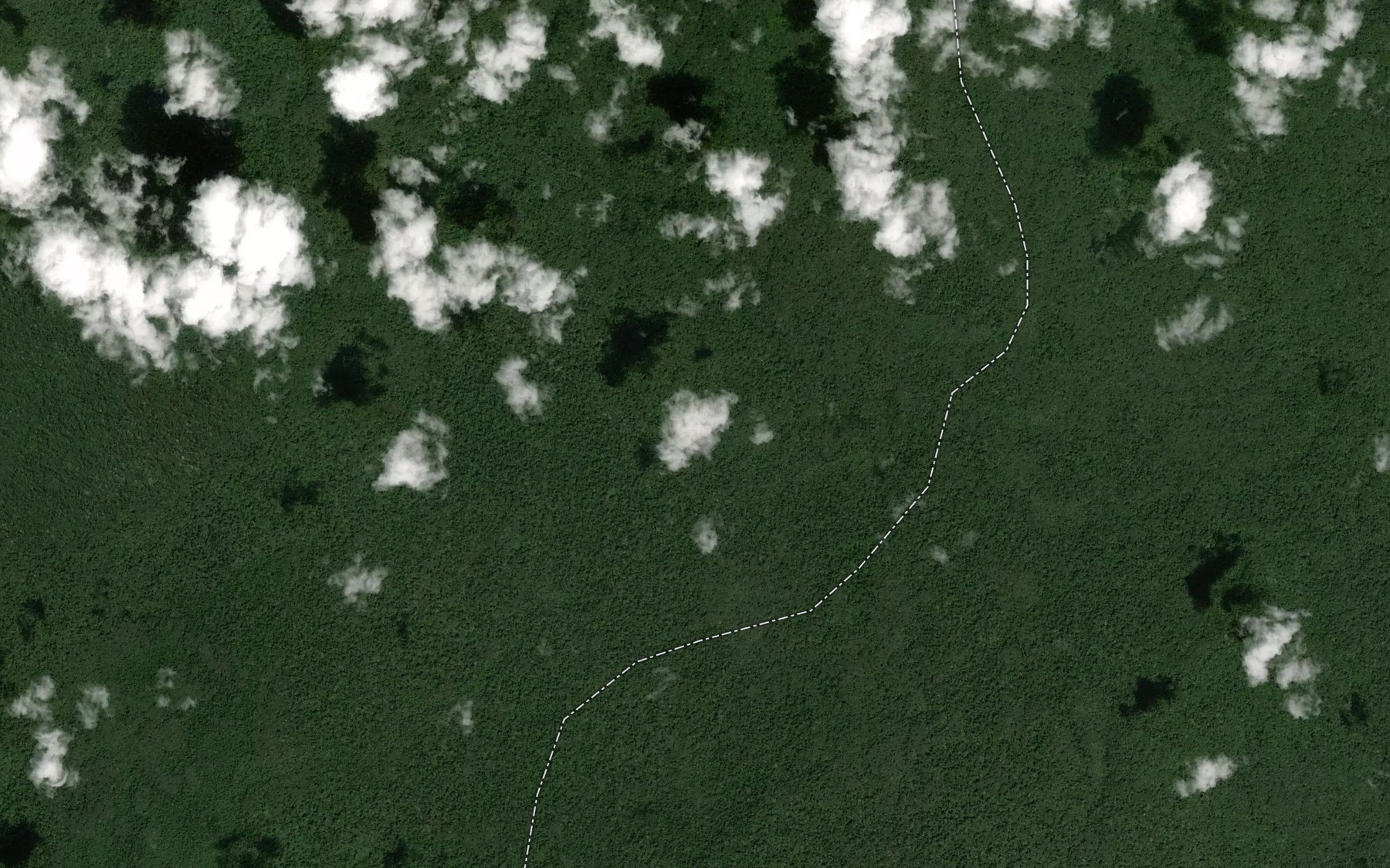 Satellite map of the Mairi