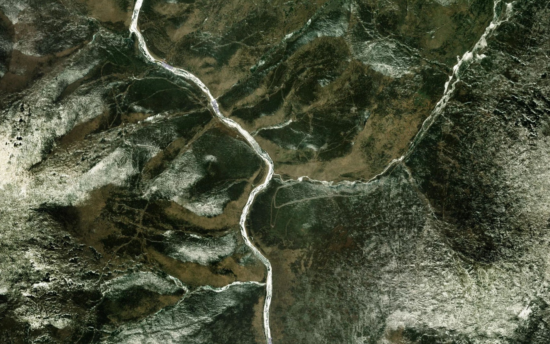 Satellite map of the Mununda