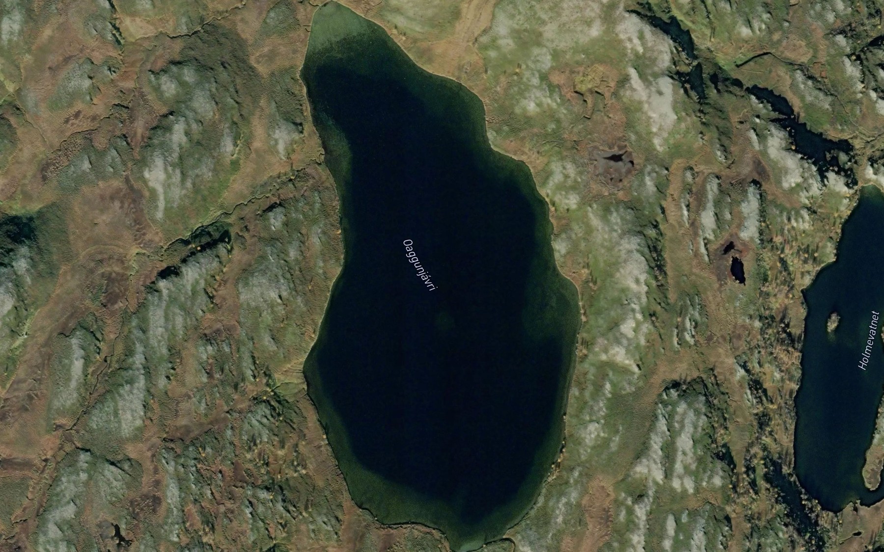 Satellite map of the Oaggonjavri