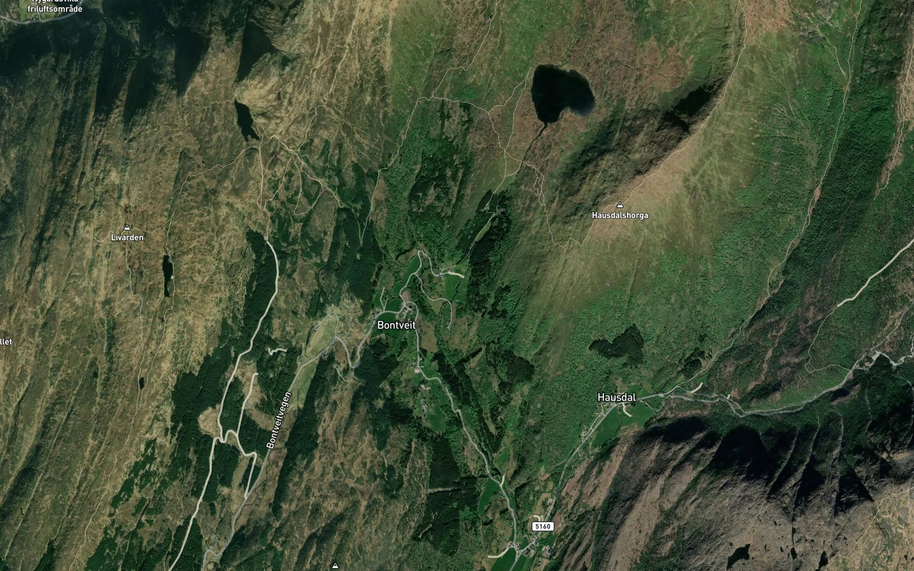 Satellite map of the Svarpen
