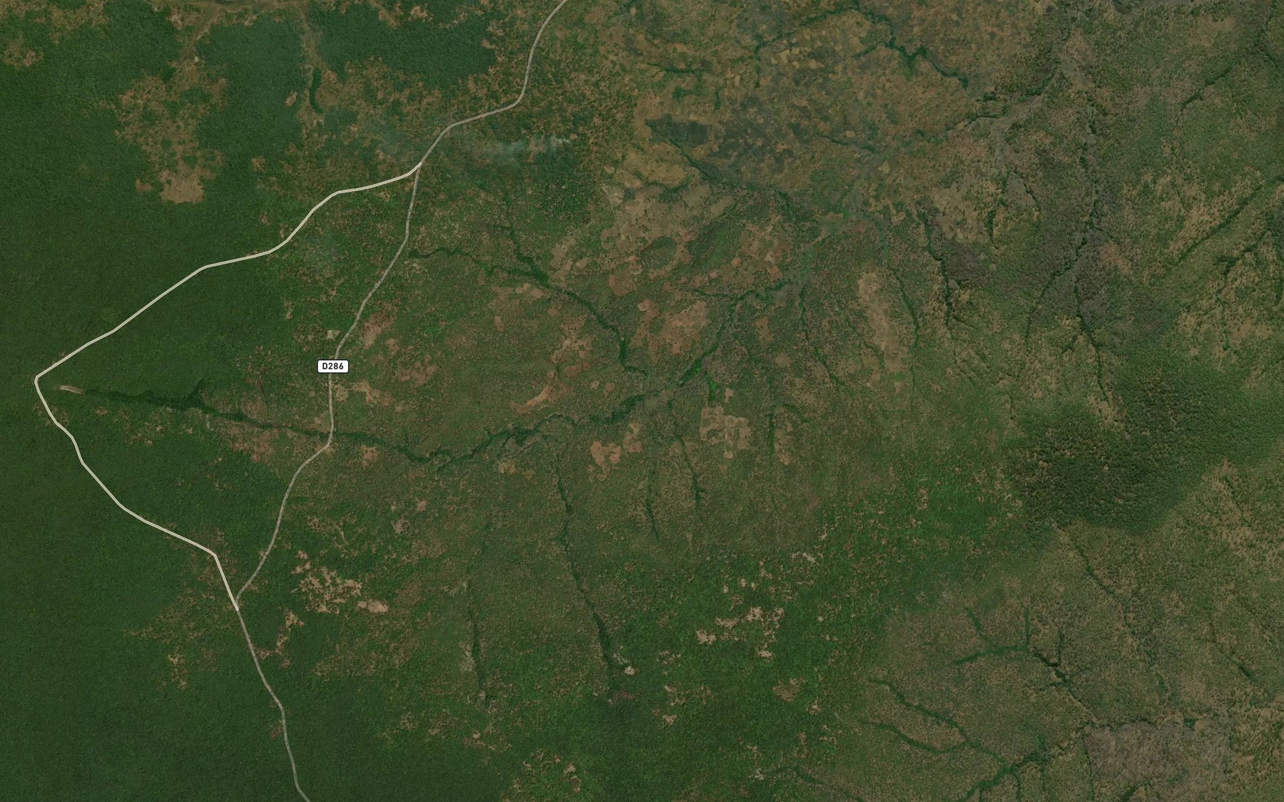 Satellite map of the Kansoku