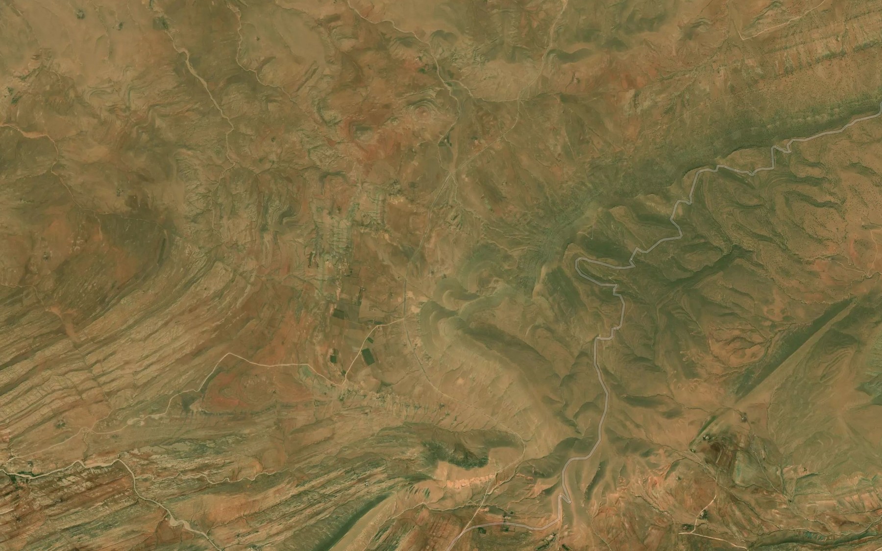 Satellite map of the 'Ain Beida