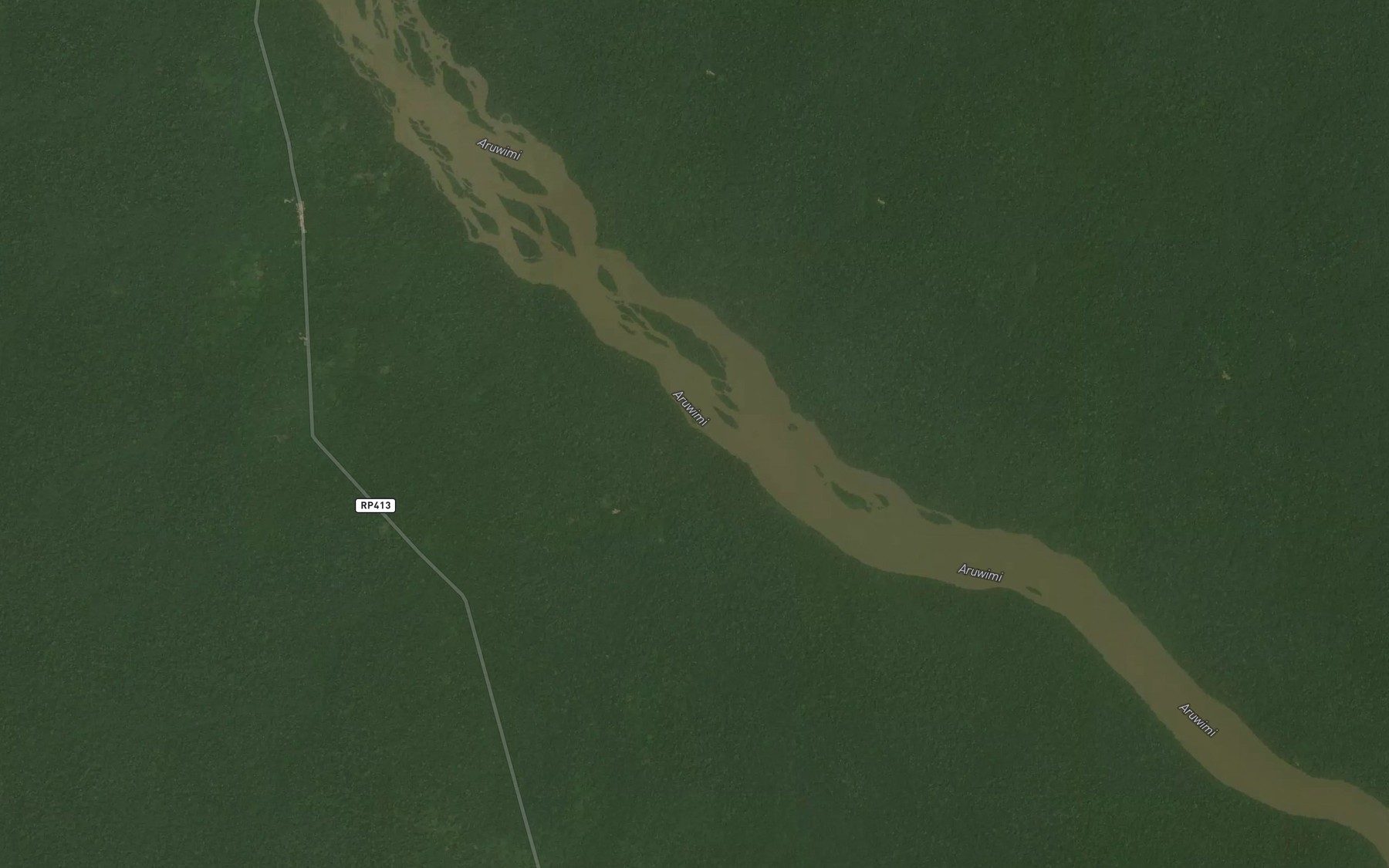 Satellite map of the Abatele