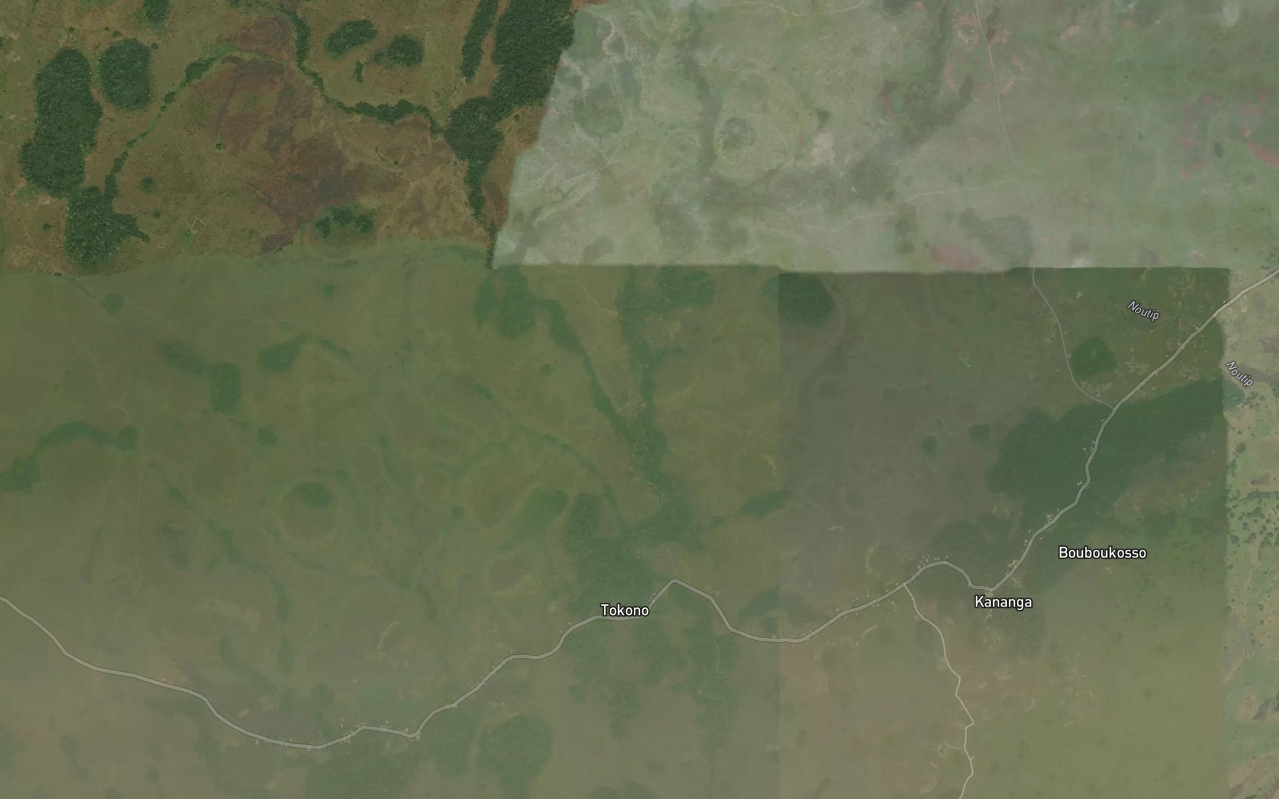 Satellite map of the Nol