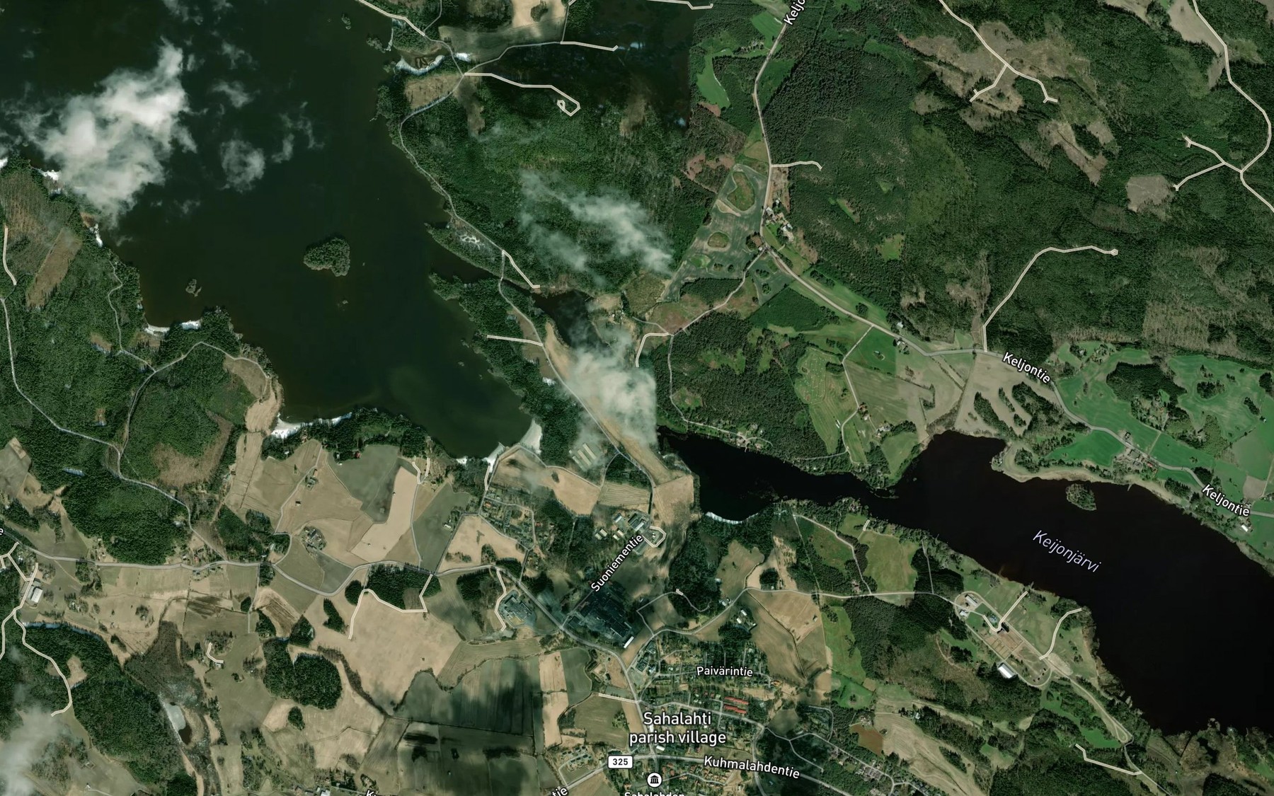 Satellite map of the Hakiansalmi