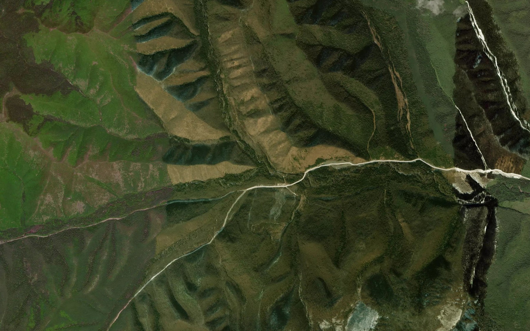 Satellite map of the Ugryumyy