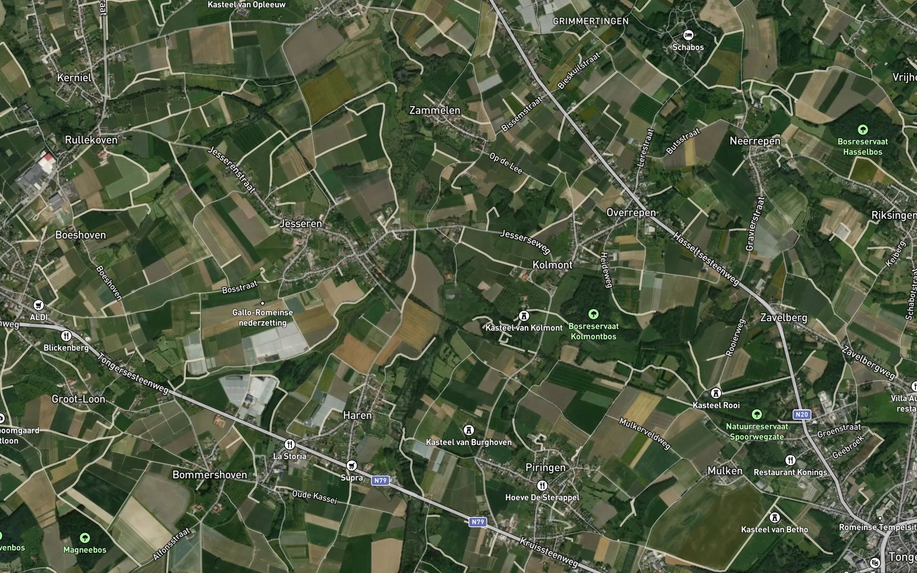 Satellite map of the Fonteinbeek
